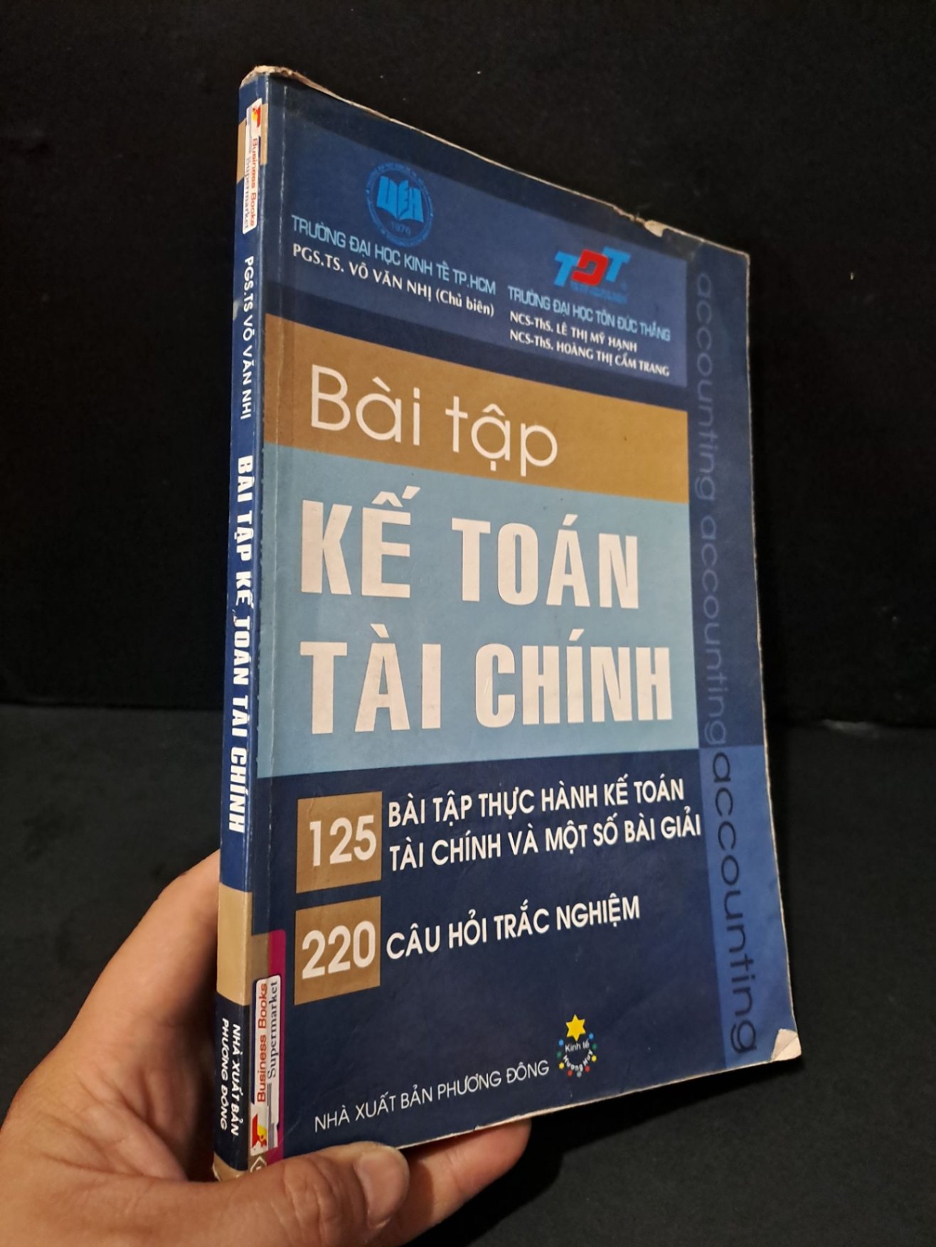 Bài tập kế toán tài chính mới 70% bẩn bìa, ố nhẹ, tróc gáy, có chữ viết 2012 HCM1604 GIÁO TRÌNH, CHUYÊN MÔN (NSX)
