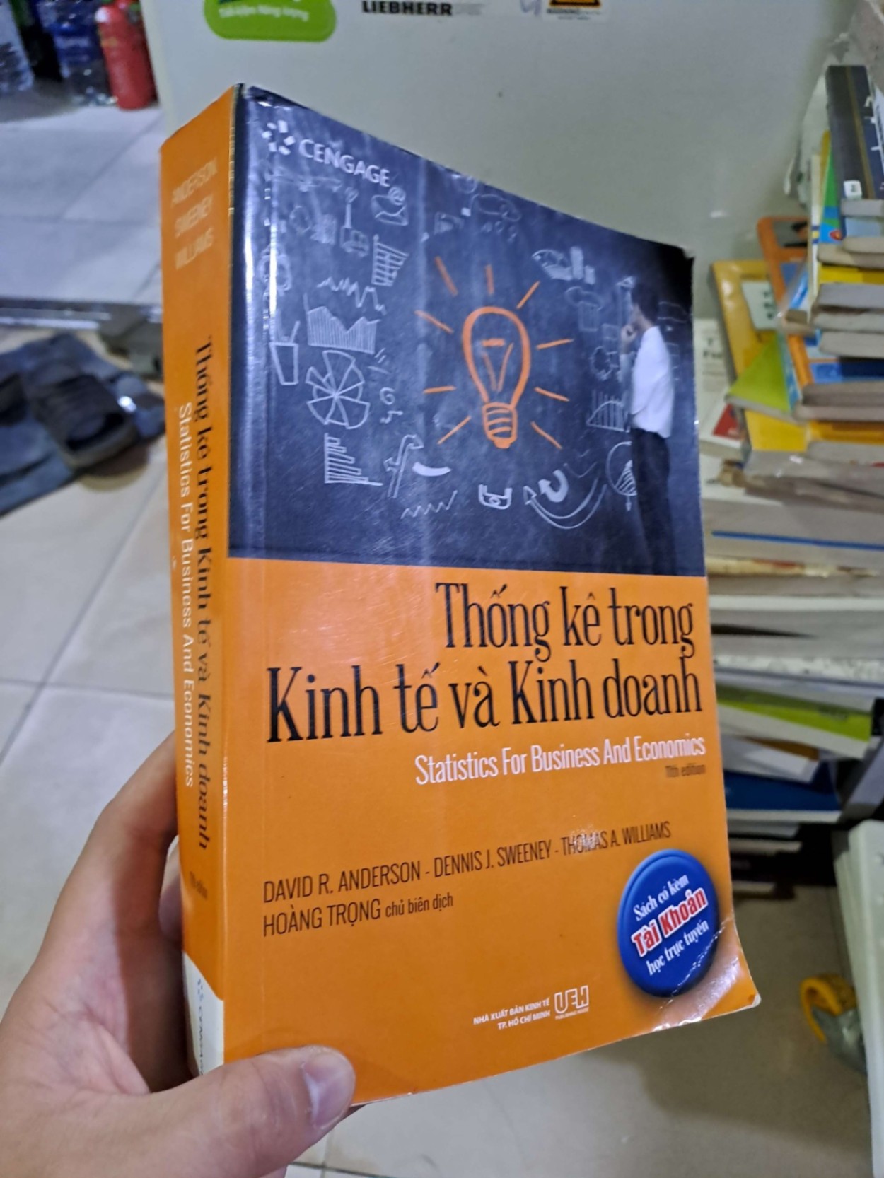 Thống kê trong kinh tế và kinh doanh mới 90% 2021 KINH TẾ - TÀI CHÍNH - CHỨNG KHOÁN HCM2908 (NSX)