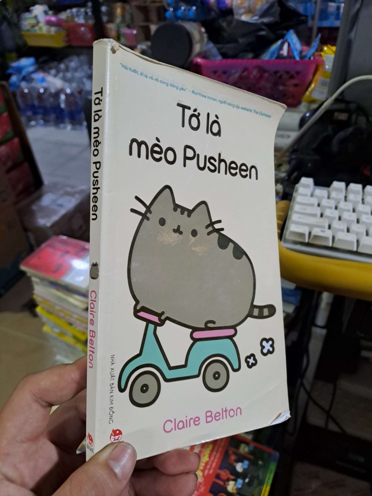Tớ là mèo Pusheen - Belton - 2015 mới 80% có viết - TRUYỆN TRANH - HCM0111 (NSX)