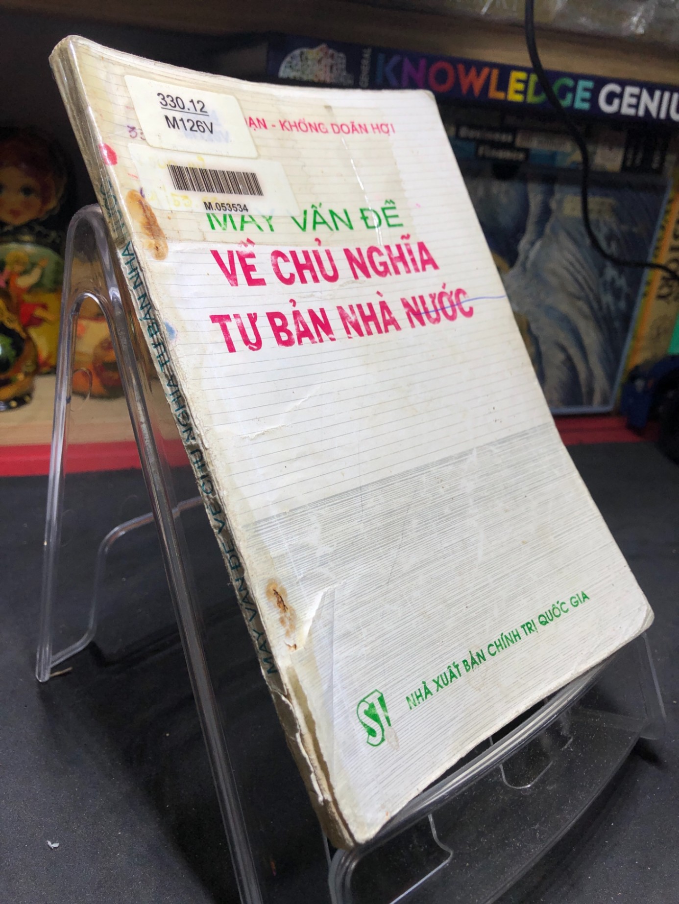 Mấy vấn đề về chủ nghĩa Tư Bản nhà nước mới 70% ố vàng rách gáy có dấu mộc và viết nhẹ trang đầu 1993 Vũ Hữu Ngoan - Khổng Doãn Hợi HPB0906 SÁCH LỊCH SỬ - CHÍNH TRỊ - TRIẾT HỌC (NSX)