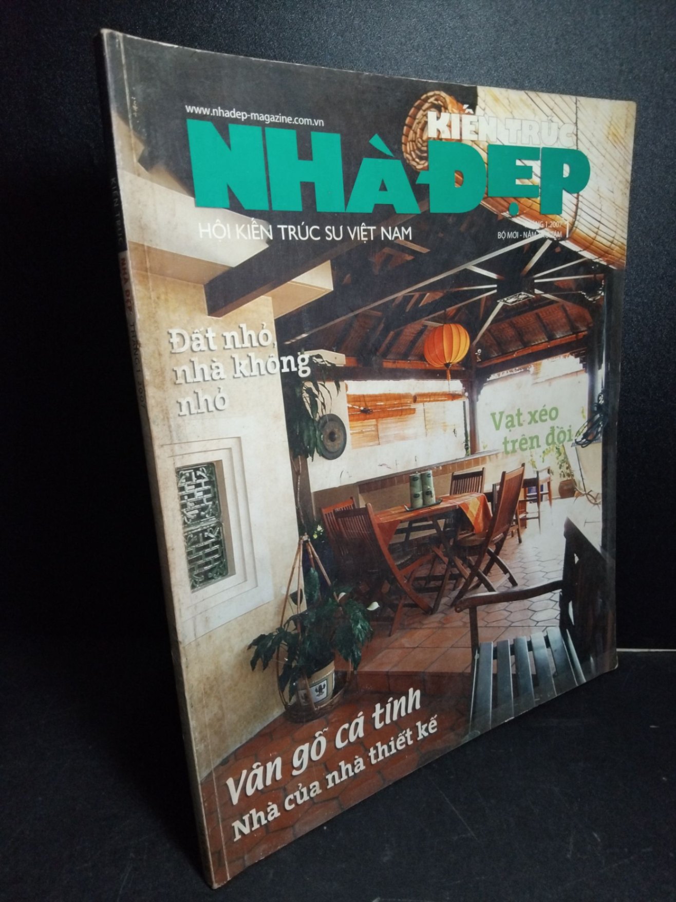 Kiến trúc nhà đẹp tháng 1.2007 mới 80% bẩn bìa, ố nhẹ HCM2101 TẠP CHÍ, THIẾT KẾ, THỜI TRANG