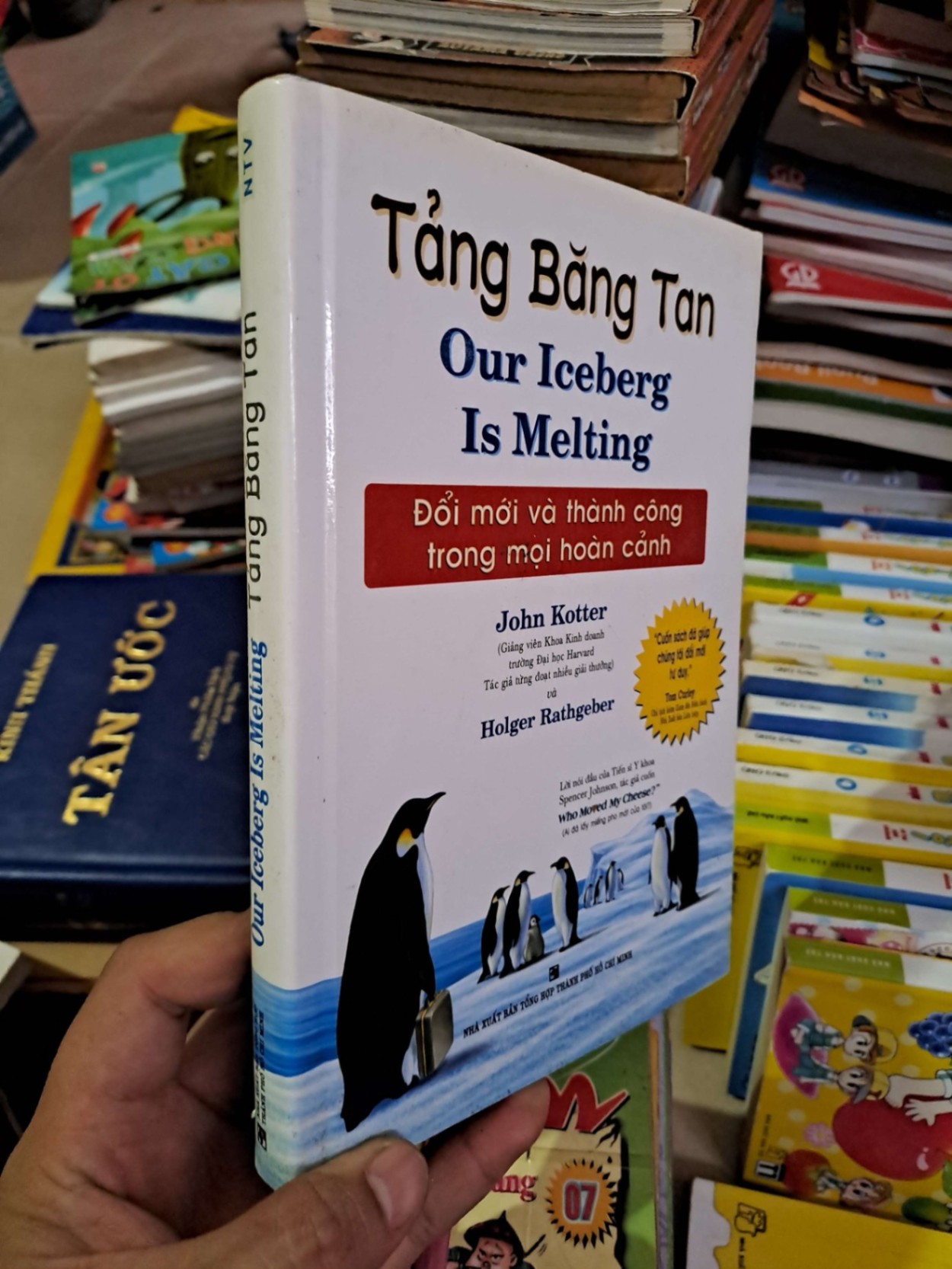 Our iceberg is melting tảng băng tan - Kotter - Rathgeber - 2007 mới 80% ố bìa cứng - KỸ NĂNG - HCM0111 (NSX)