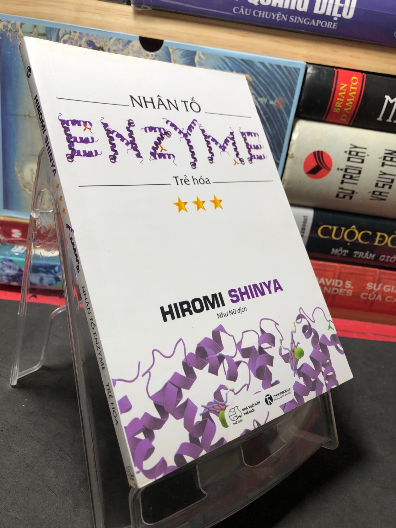 Nhân tố enzyme trẻ hoá 3 2019 mới 80% bẩn nhẹ Hiromi Shinya HPB2709 SỨC KHỎE - THỂ THAO (NSX)