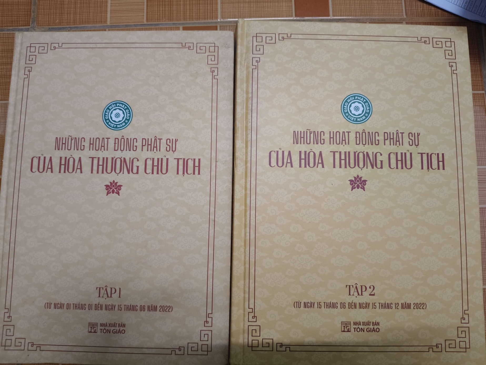 Những hoạt động Phật sự của HT Chủ Tịch -  2022 - 592 trang TÂM LINH - TÔN GIÁO - THIỀN ANTQ2012-212