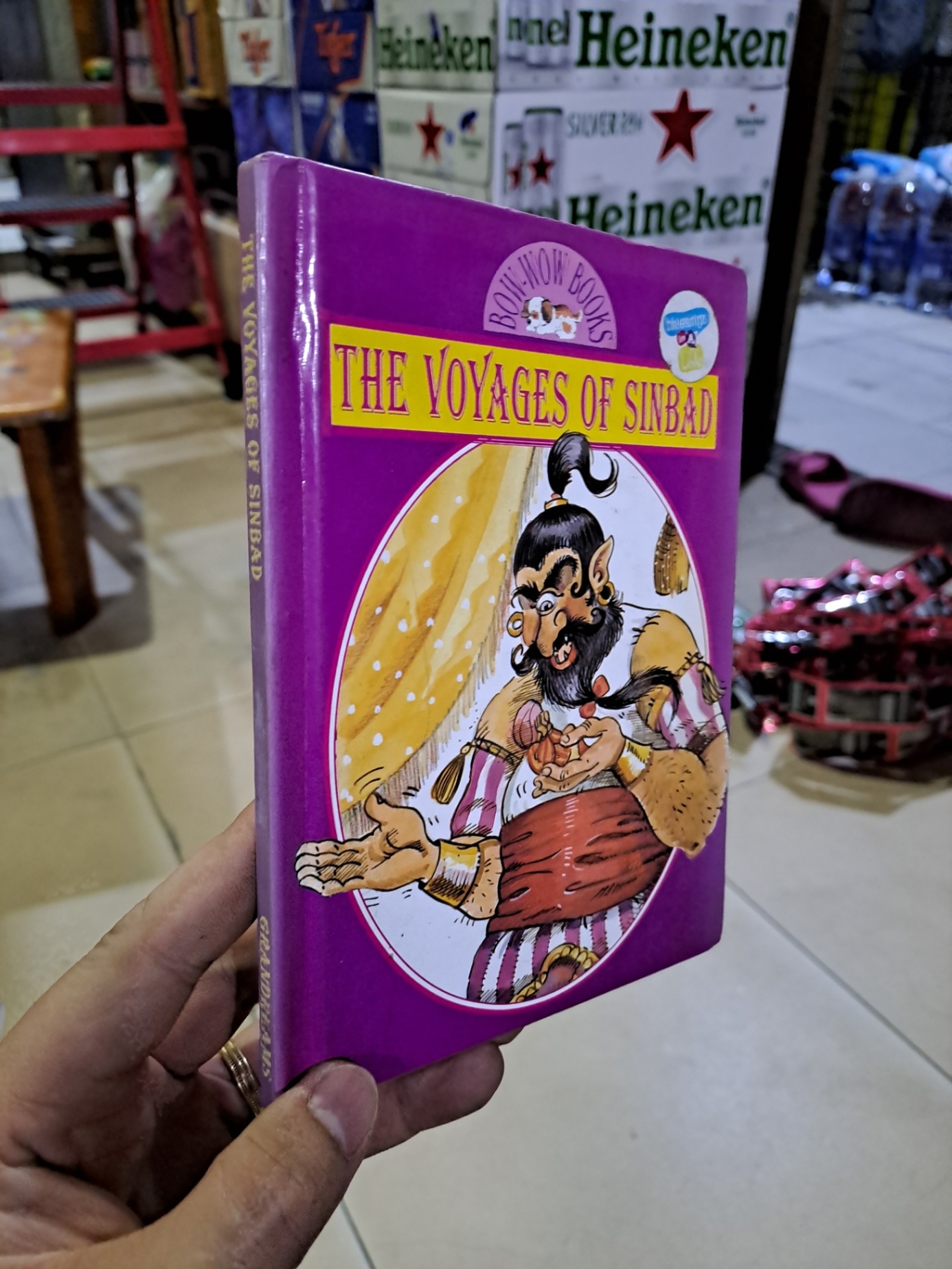 The Voyages of sinbad mới 80% bìa cứng truyện màu, có viết mực HCM0308 HỌC NGOẠI NGỮ