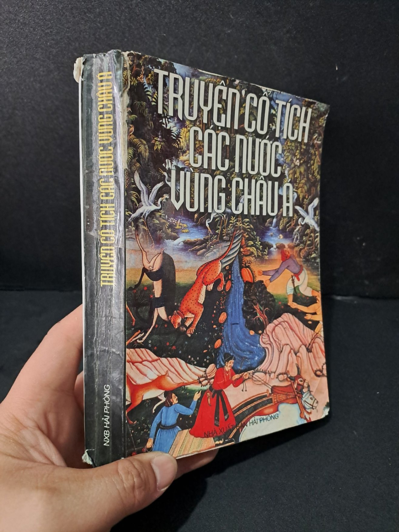 Truyện cổ tích các nước vùng châu á mới 60% bẩn bìa, ố, tróc bìa, tróc gáy 2003 Trịnh Quyết HCM1604 VĂN HỌC (NSX)