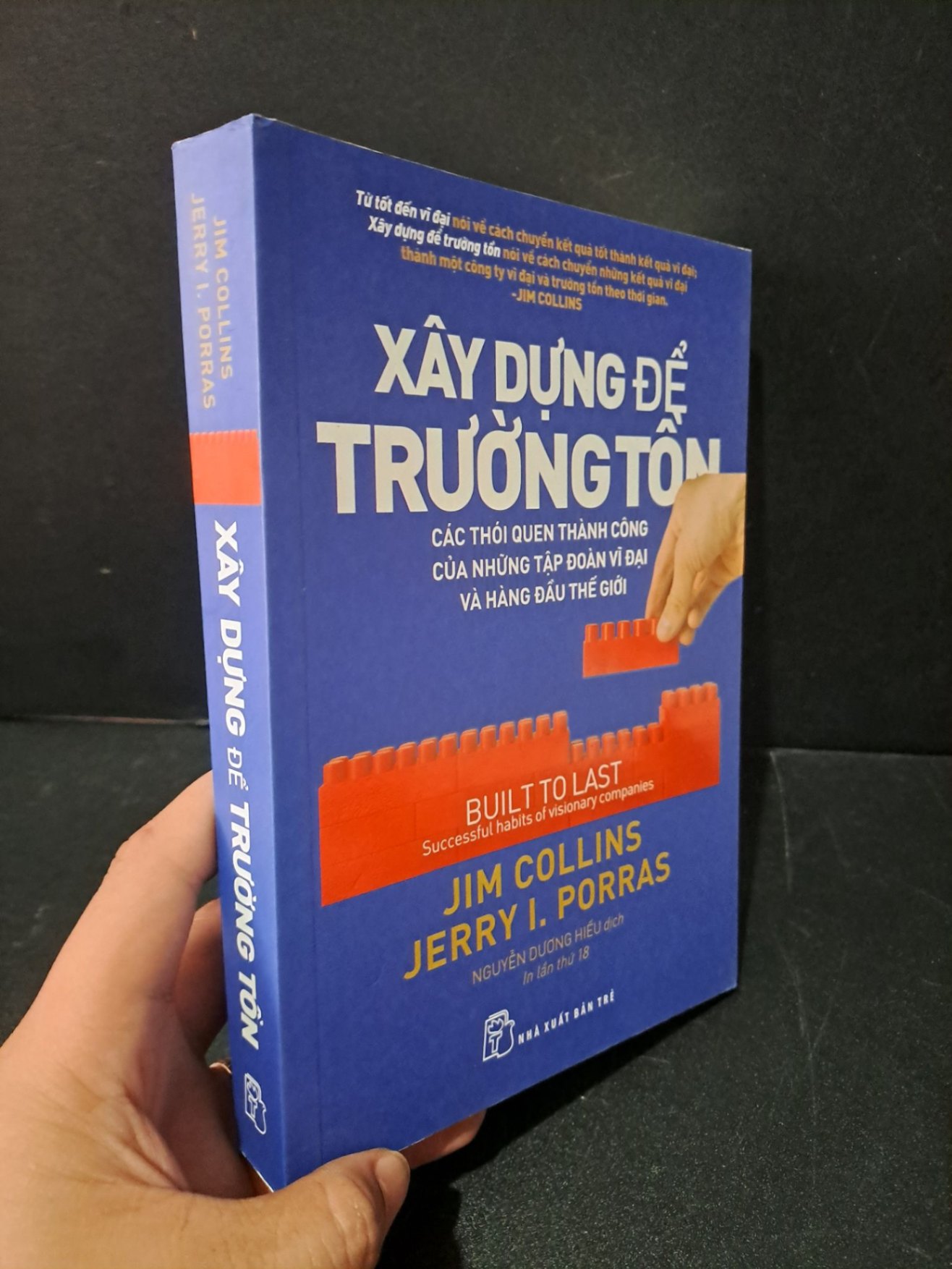 Xây dựng để trường tồn mới 80% bẩn nhẹ, lỗi trang cuối 2019 Jim Collins - Jerry I. Porras HCM1804 KỸ NĂNG (NSX)