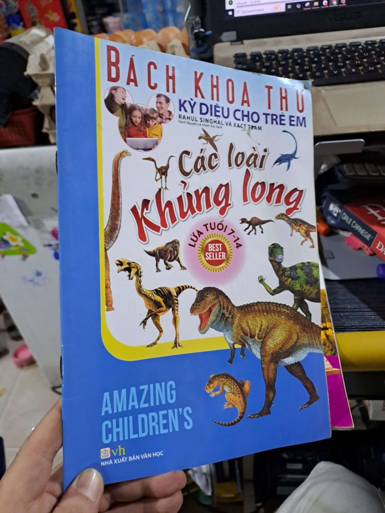 Bách Khoa Thư Kỳ Diệu Cho Trẻ Em - Các Loài Khủng Long Lứa Tuổi 7-14 - Rahul Singhal, Xact Team - - MẸ VÀ BÉ - HCM3012