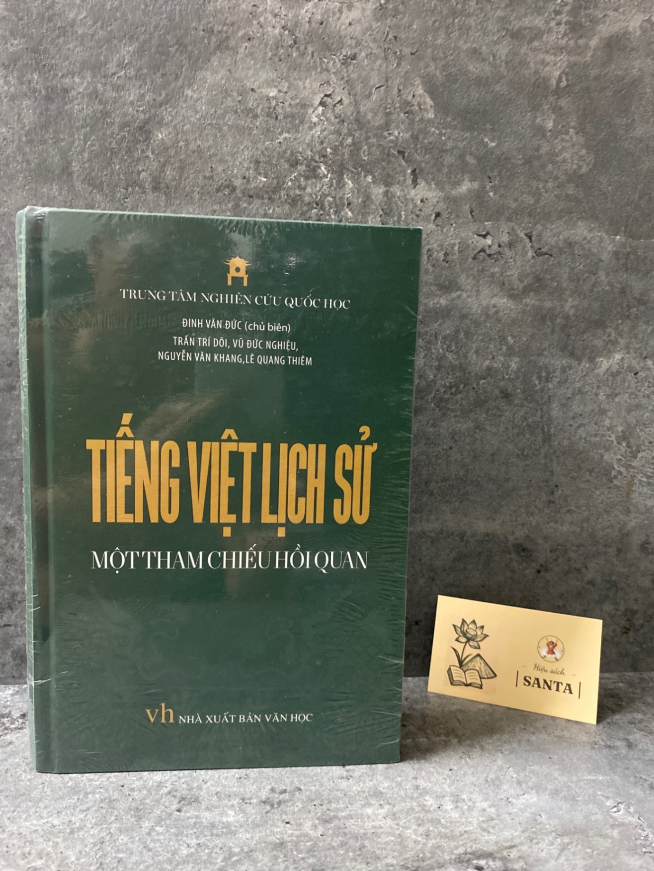 Tiếng Việt Lịch Sử một tham chiếu hồi quan- Bìa cứng,nguyên seal Sách văn học STB0302