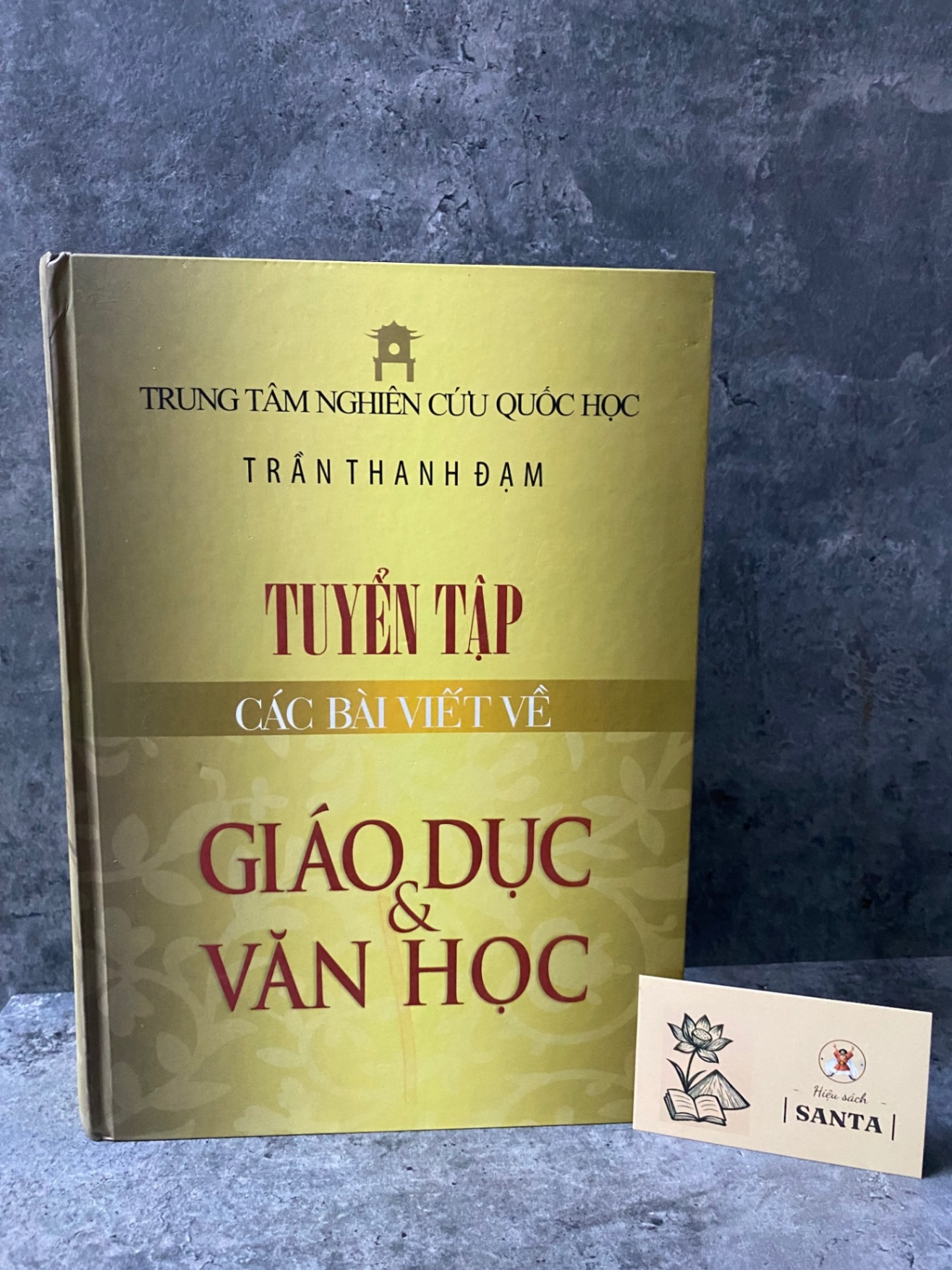 Tuyển tập các bài viết về giáo dục và văn học- Trần Thanh Đạm (bìa cứng) Sách văn học STB0302