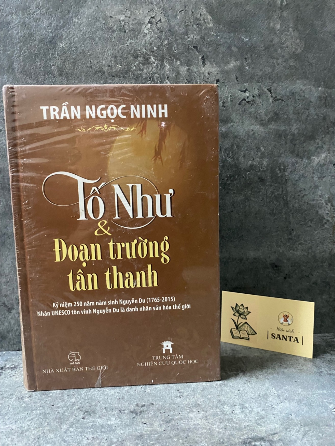 Tố Như và đoạn trường tân thanh- Trần Ngọc Ninh- Bìa cứng,nguyên seal,giấy xốp ố theo thời gian Sách văn học STB0302