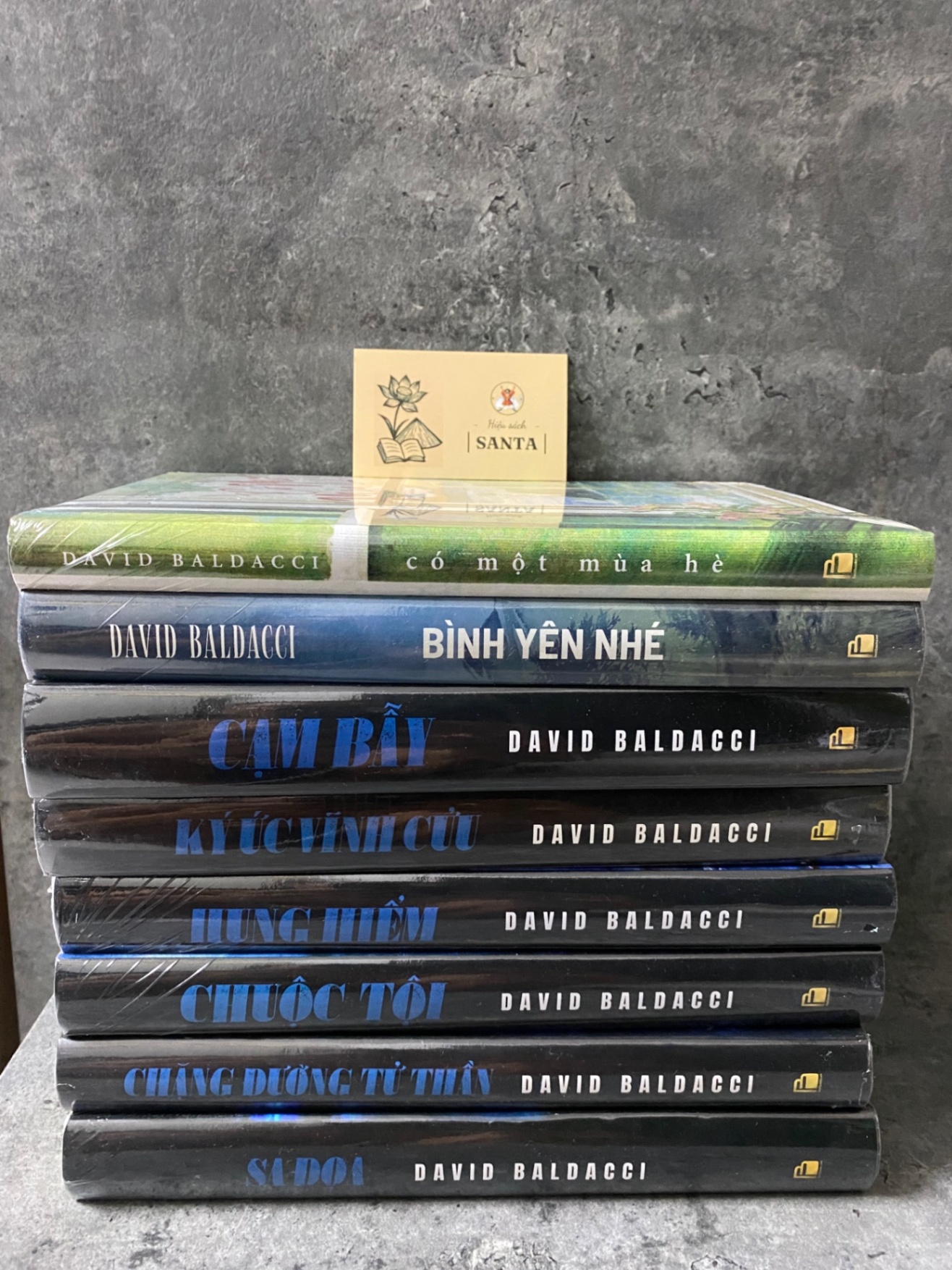 David Baldacci - combo 8 quyển (bìa cứng) Sách văn học STB0302