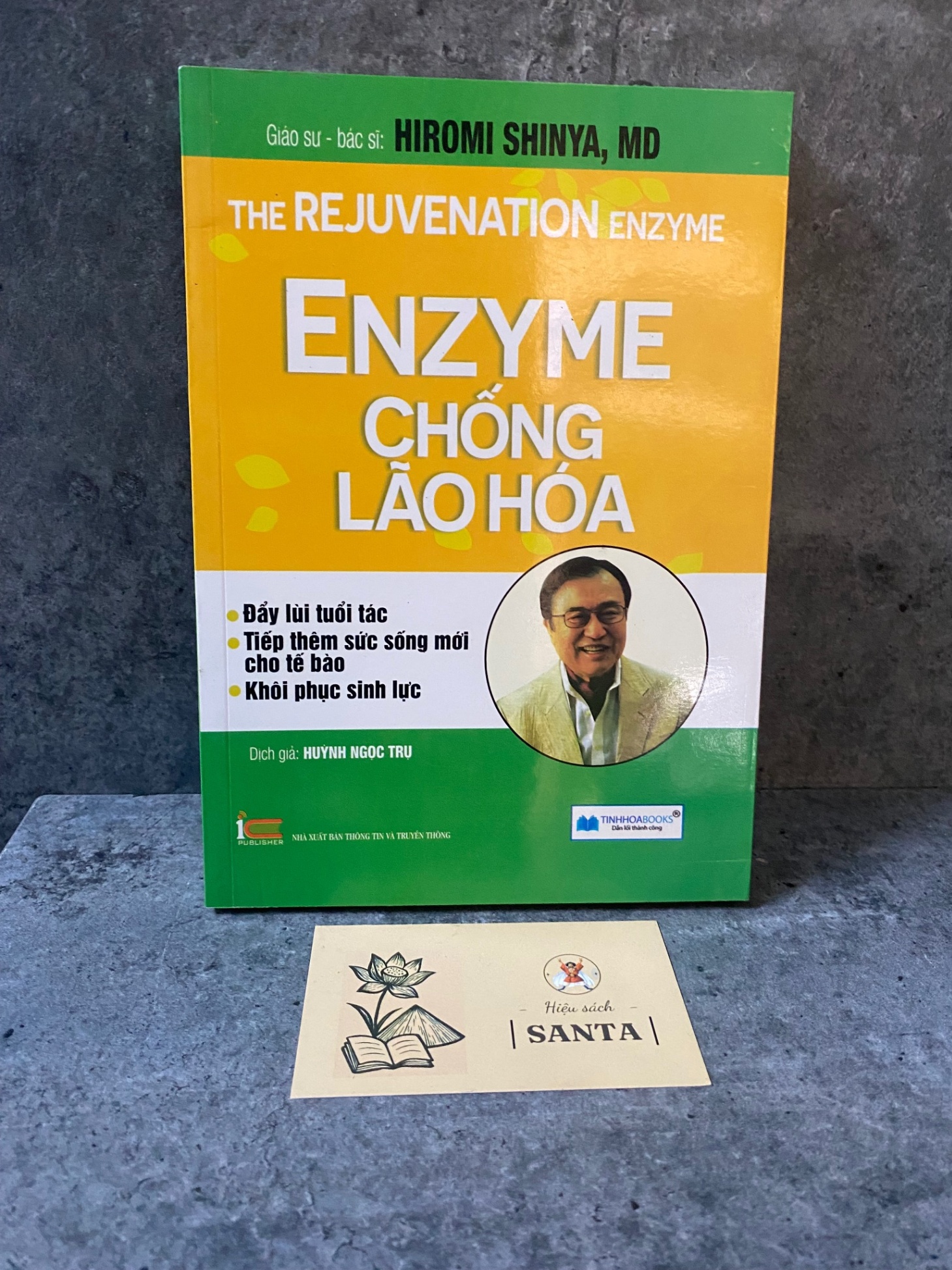 Enzyme chống lão hoá- GS.BS Hiromi Shinya- sách mới Sách Y học - Sức khỏe - Thể thao STB0302