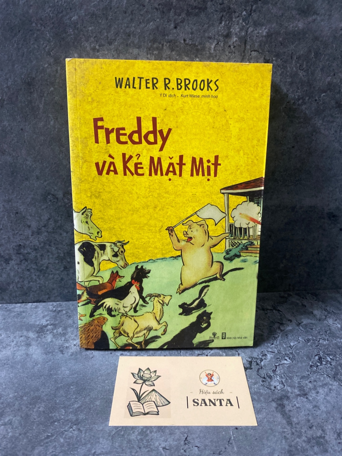 Freddy và kẻ mặt mịt - Walter R,Brooks- sách lưu kho chưa qua sử dụng mới 90% Sách văn học STB0302