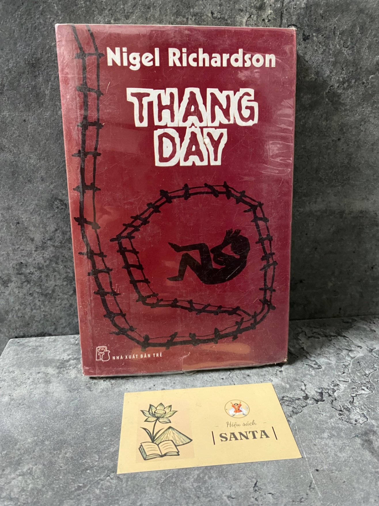 Thang dây- Nigel Richardson- sách lưu kho còn seal,ố nhẹ Sách văn học STB0302