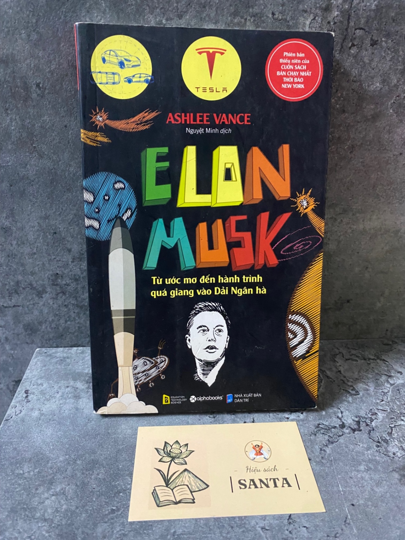 Elon Musk từ ước mơ đến hành trình quá giang vào dải ngân hà- sách mới 90% Sách Danh nhân STB0302