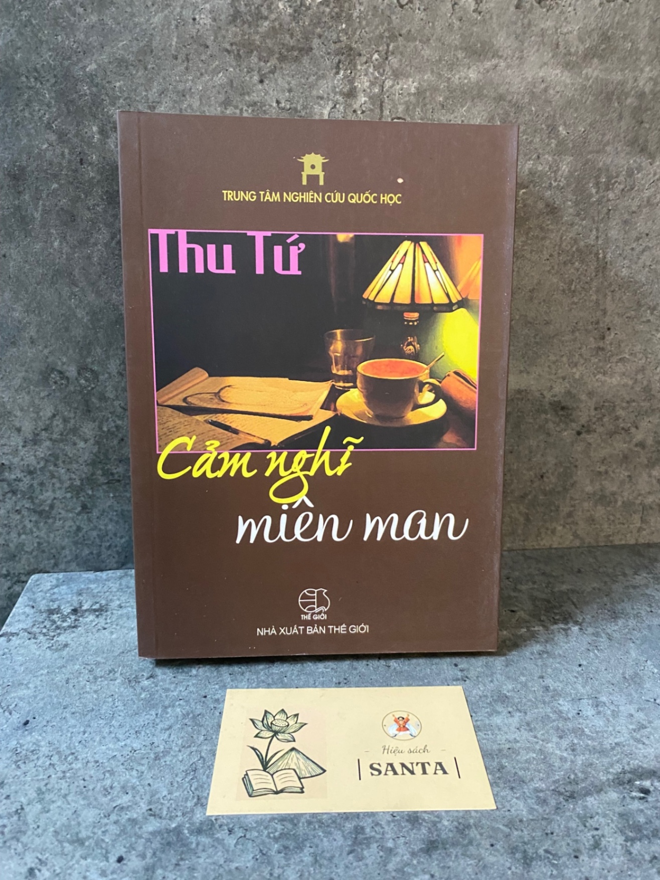 Cảm nghĩ miên man- Thu Tứ- sách lưu kho chưa sử dụng,giấy ố theo thời gian Sách văn học STB0302