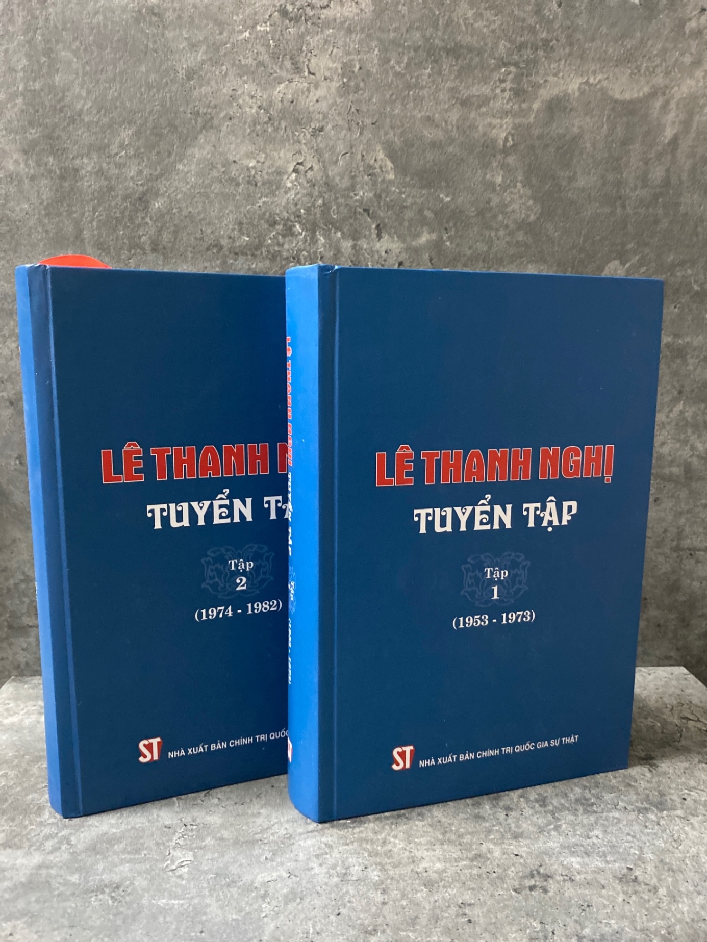 Lê Thanh Nghị tuyển tập (Bộ 2 tập bìa cứng)- Mới 98% Sách lịch sử - triết học STB0302