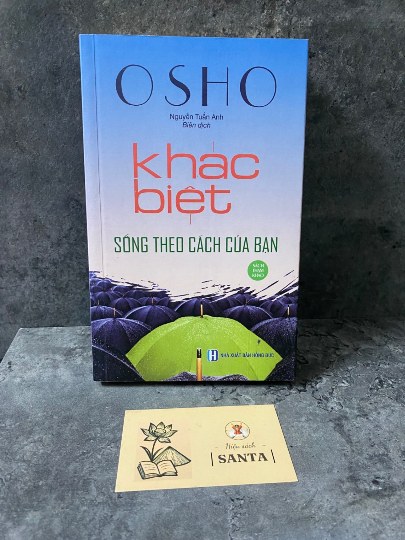 Khác biệt sống theo cách của bạn-Osho-Sách mới,giấy xốp có chấm ố nhẹ Sách kỹ năng STB0302