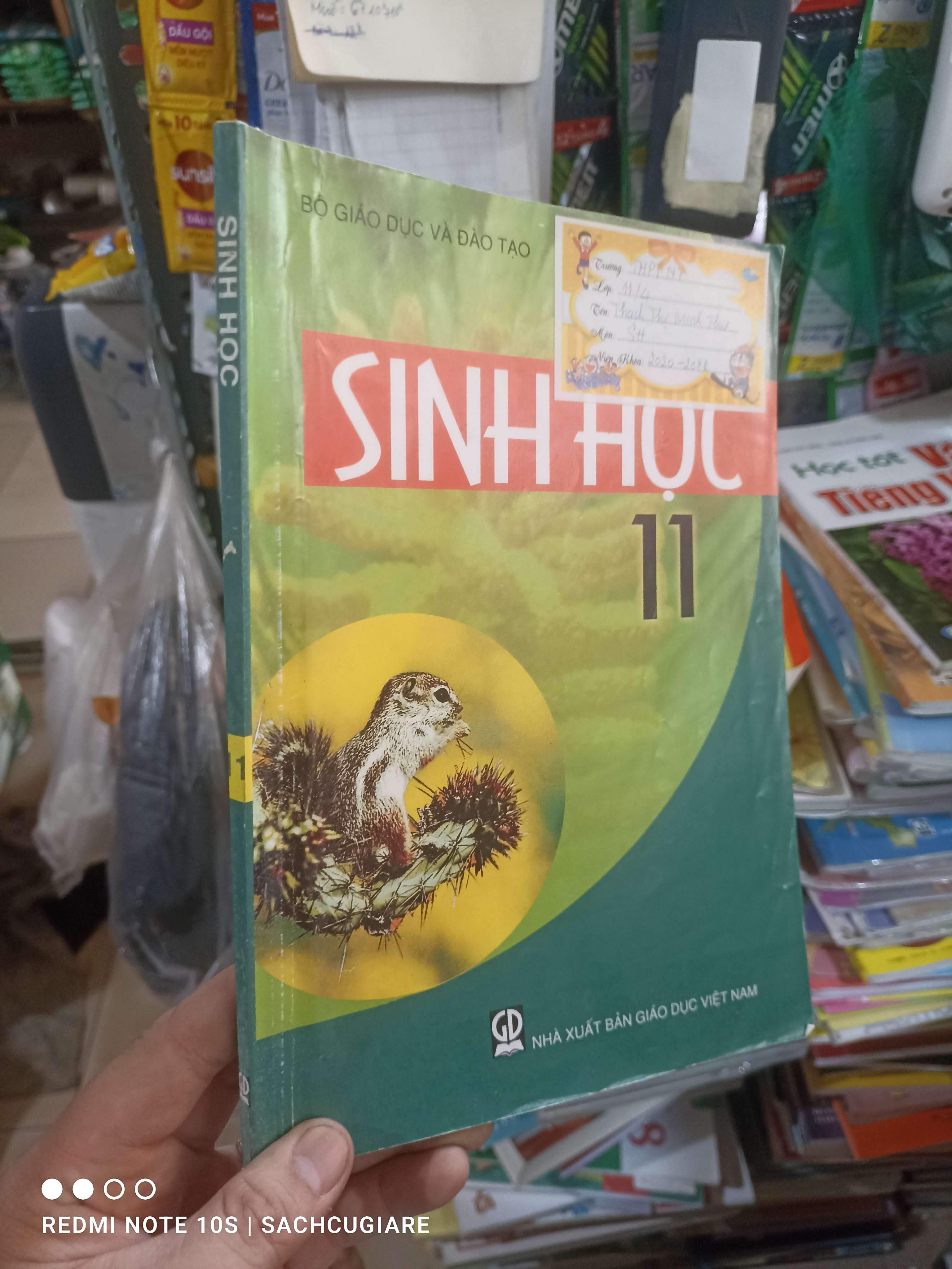 Sinh học 11 2020 mới 80% Giáo khoa HCM2702