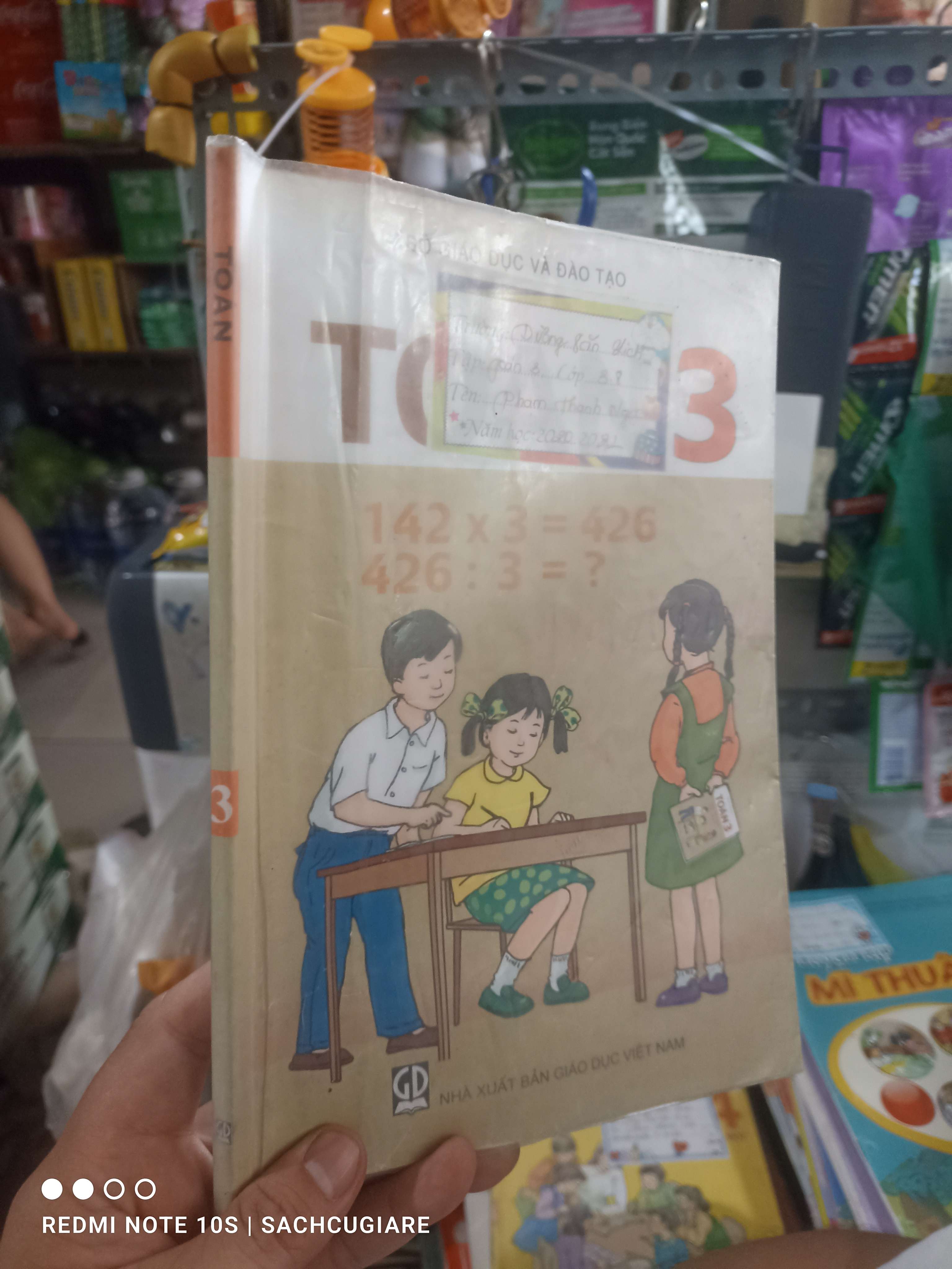 Toán 3 2020 mới 80% Giáo khoa HCM2702