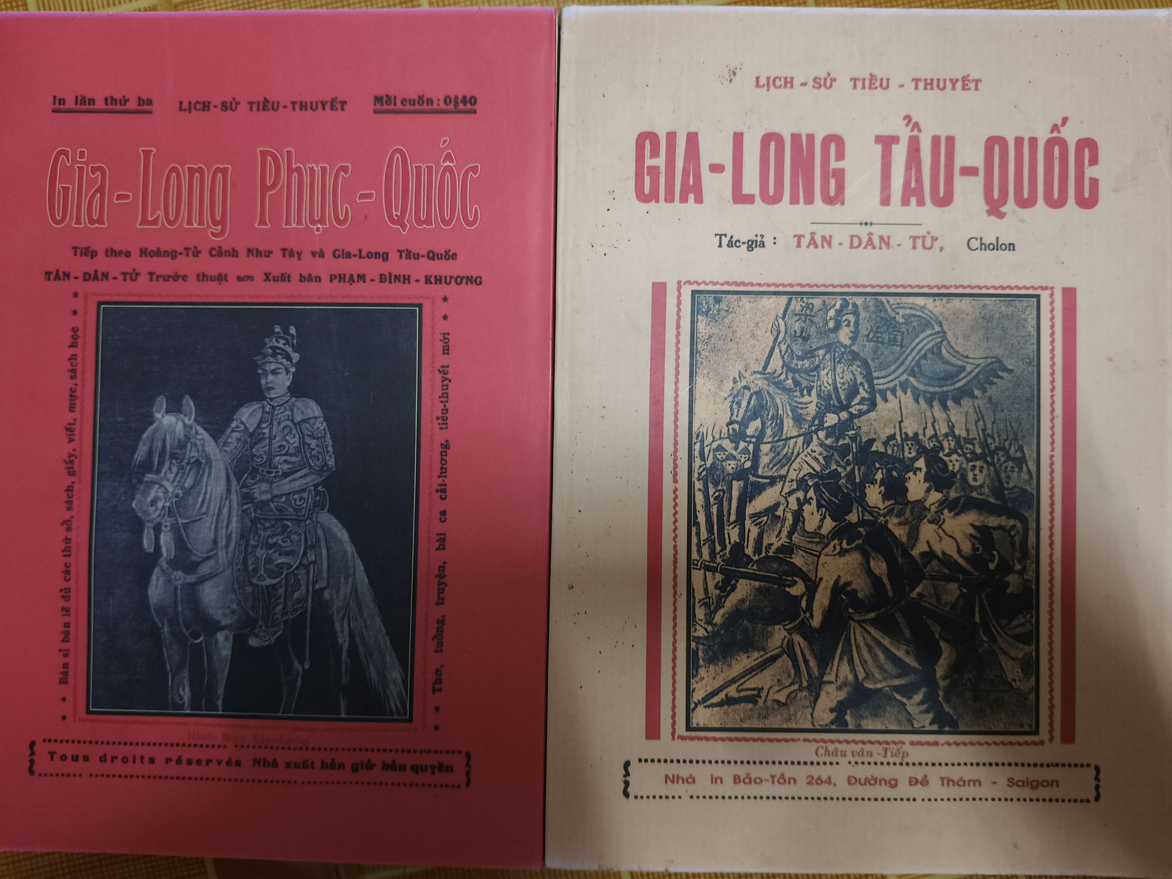 Remake Gia long tẩu quốc - Gia Long phục quốc - 660 trang Sách văn học ANTQ2702
