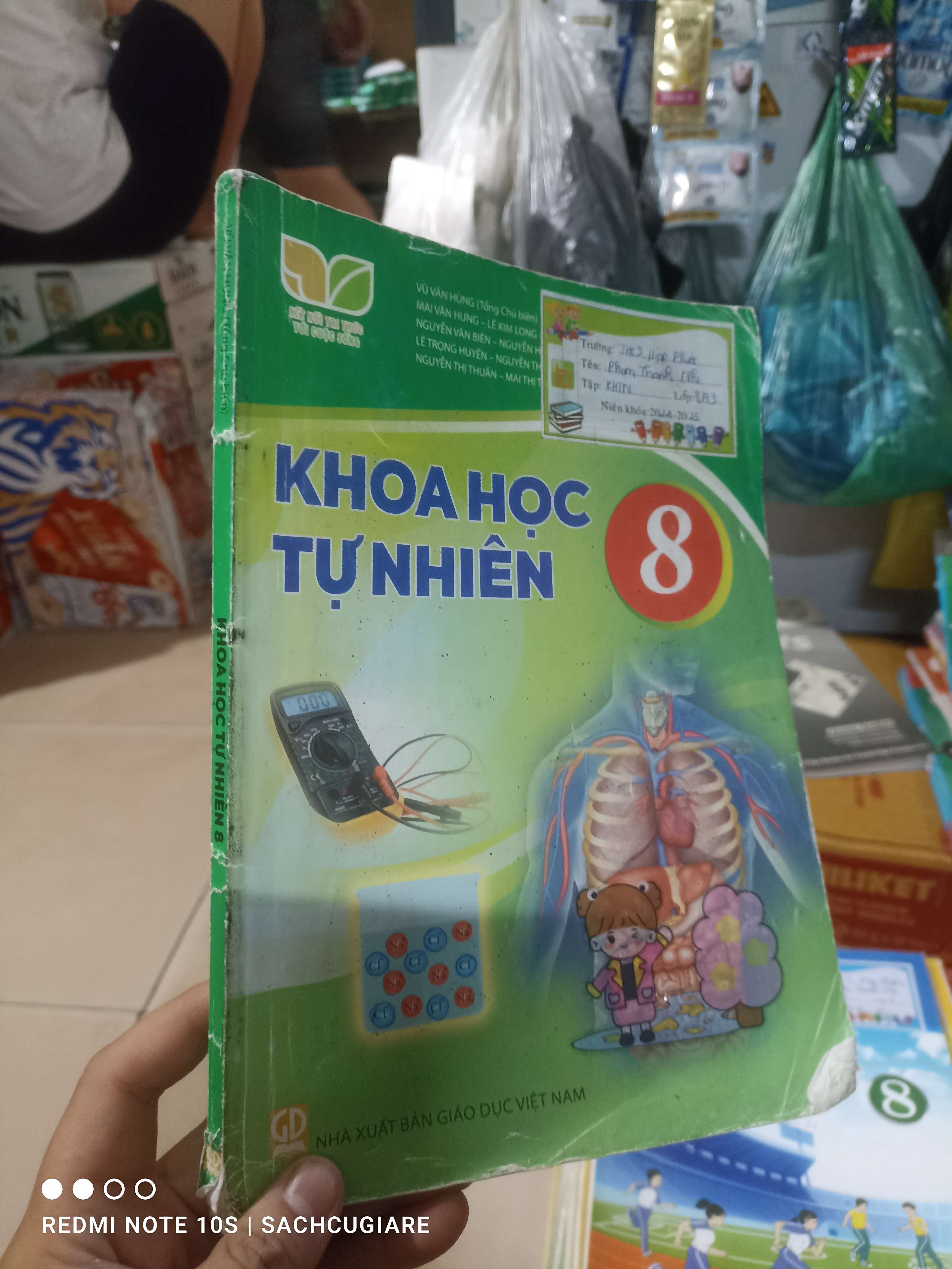 Khoa học tự nhiên lớp 8 (Kết nối tri thức và cuộc sống) Giáo khoa HCM2702