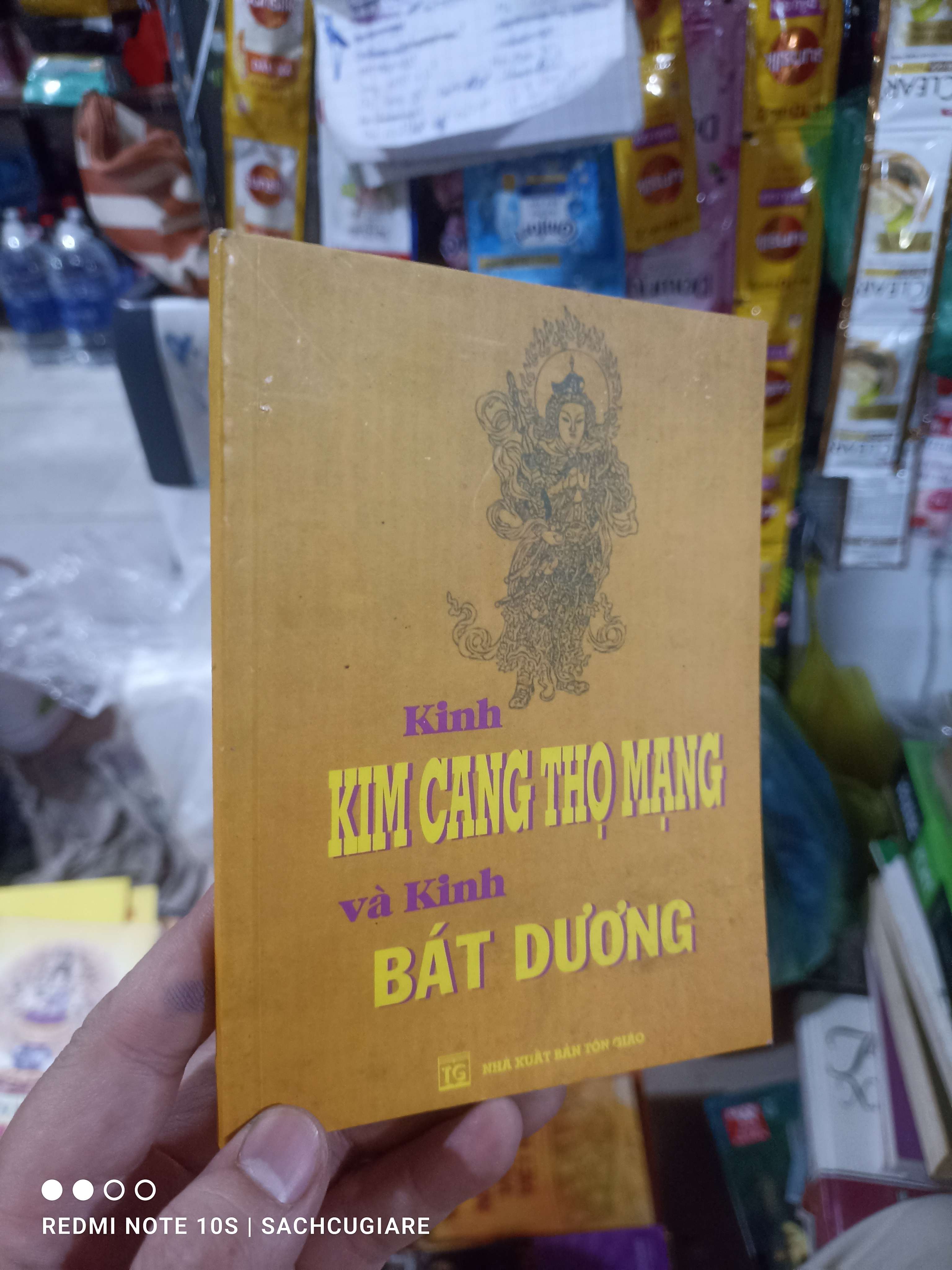 Kinh kim cang thọ mạng và kinh bát dương 2008 mới 90% Phật giáo HCM2702 (NSX)