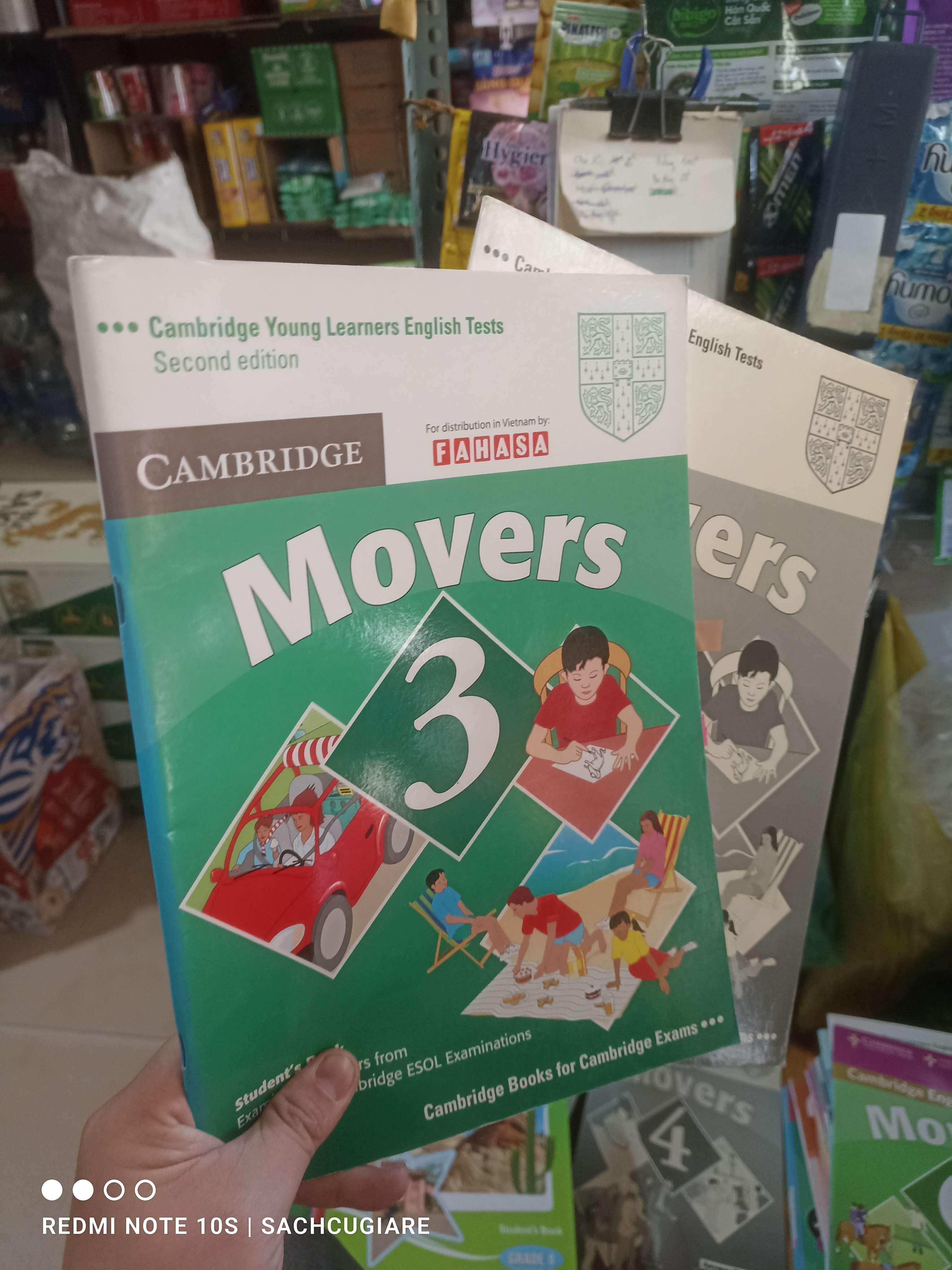 Movers 3 Student's book + Answer booklet Viết chì mới 80% Sách tự học tiếng Anh HCM2702