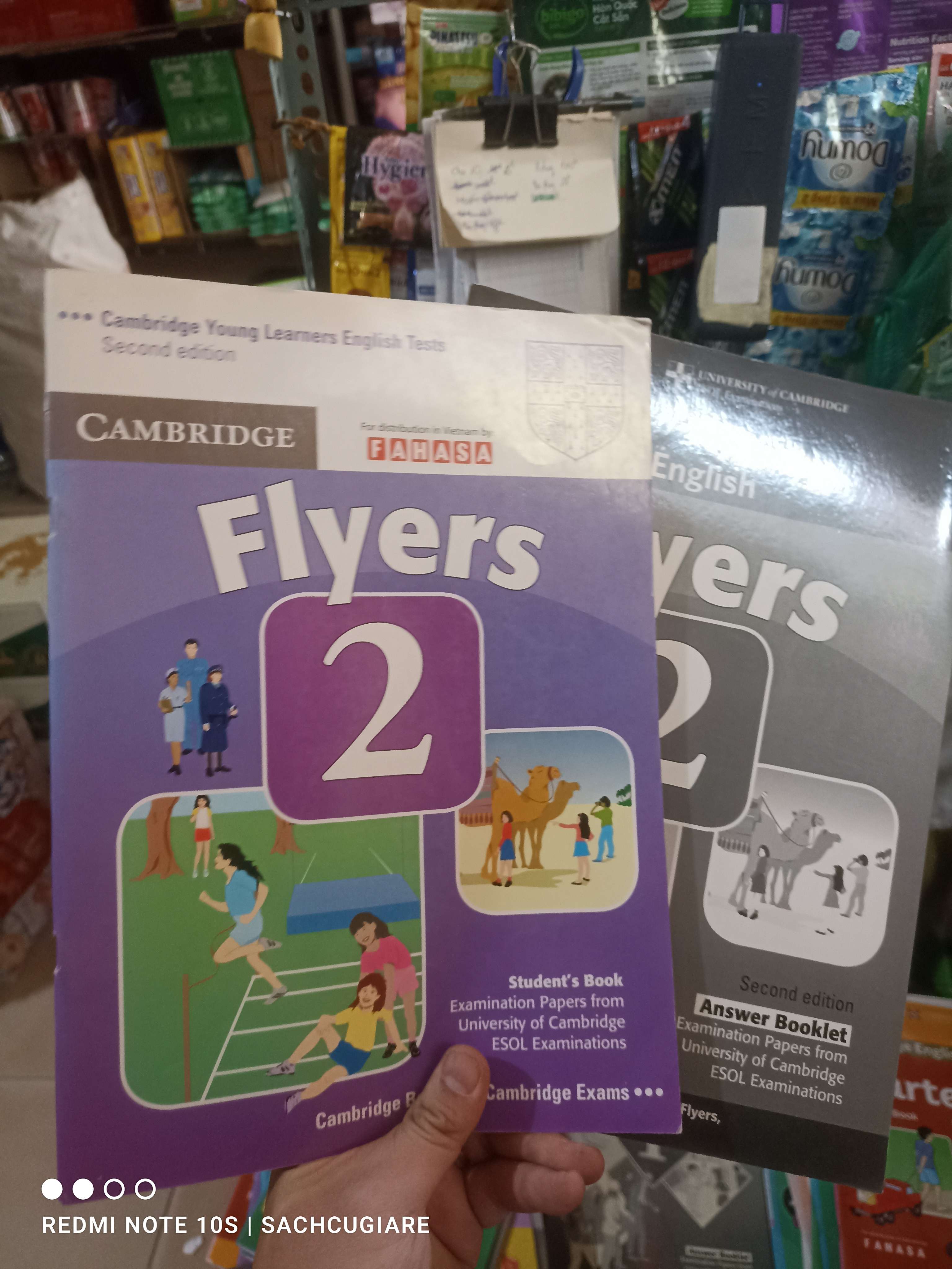 Flyers 2 Student's book + answer Viết chì mới 80% Sách tự học tiếng Anh HCM2702
