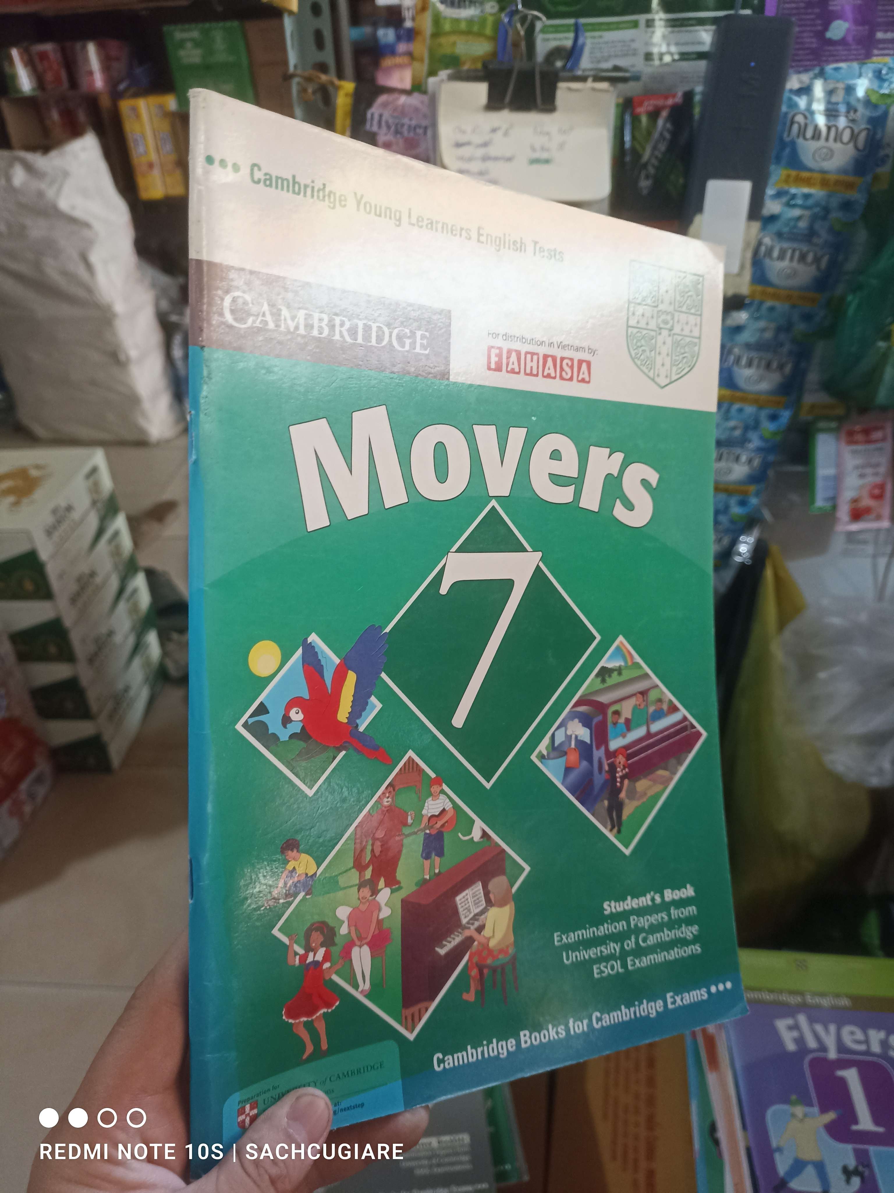 Movers 7 viết chì ít mới 80% Sách tự học tiếng Anh HCM2702
