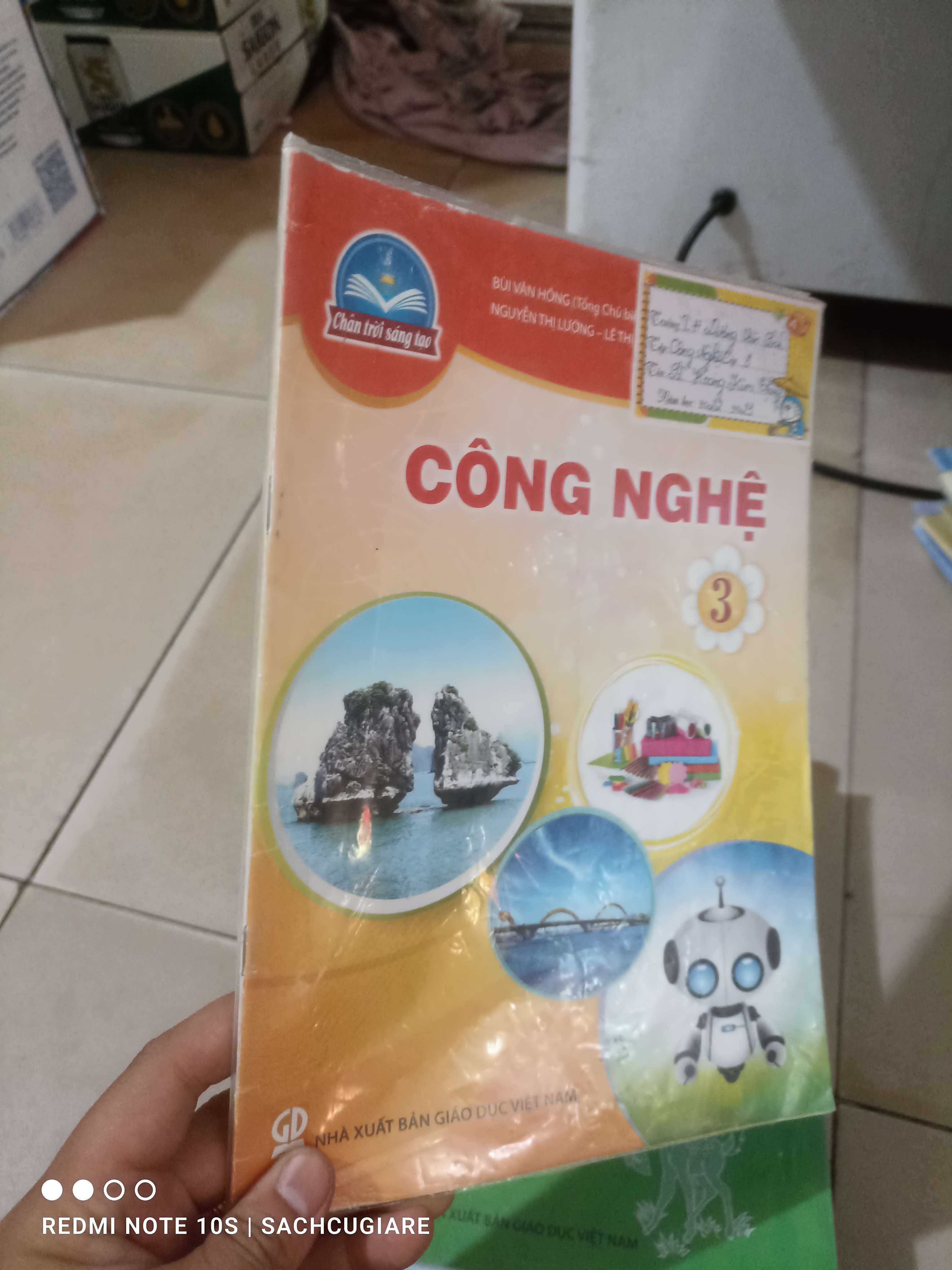 Công nghệ lớp 3 (Chân trời sáng tạo) Giáo khoa HCM2702