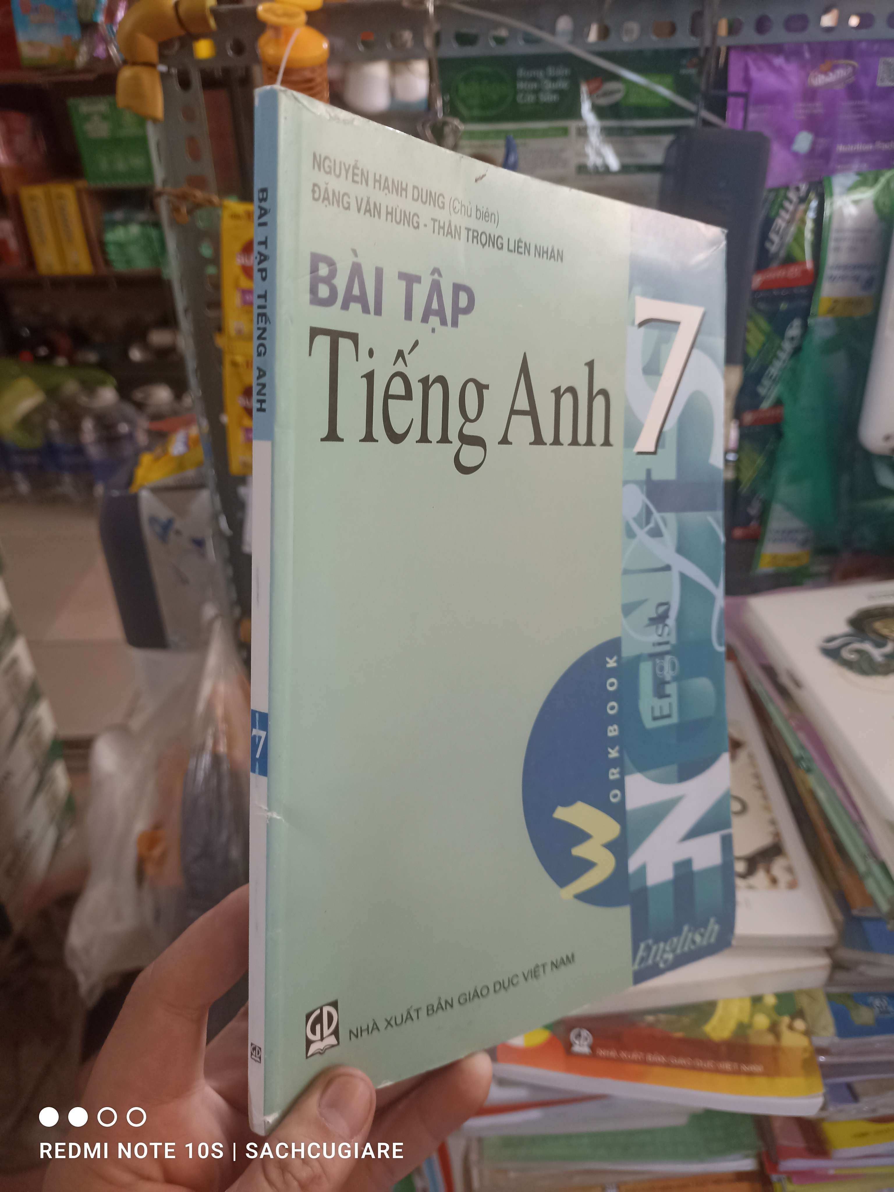 Bài tập tiếng anh 7 - Hạnh Dung 2016 mới 90% Giáo khoa HCM2702