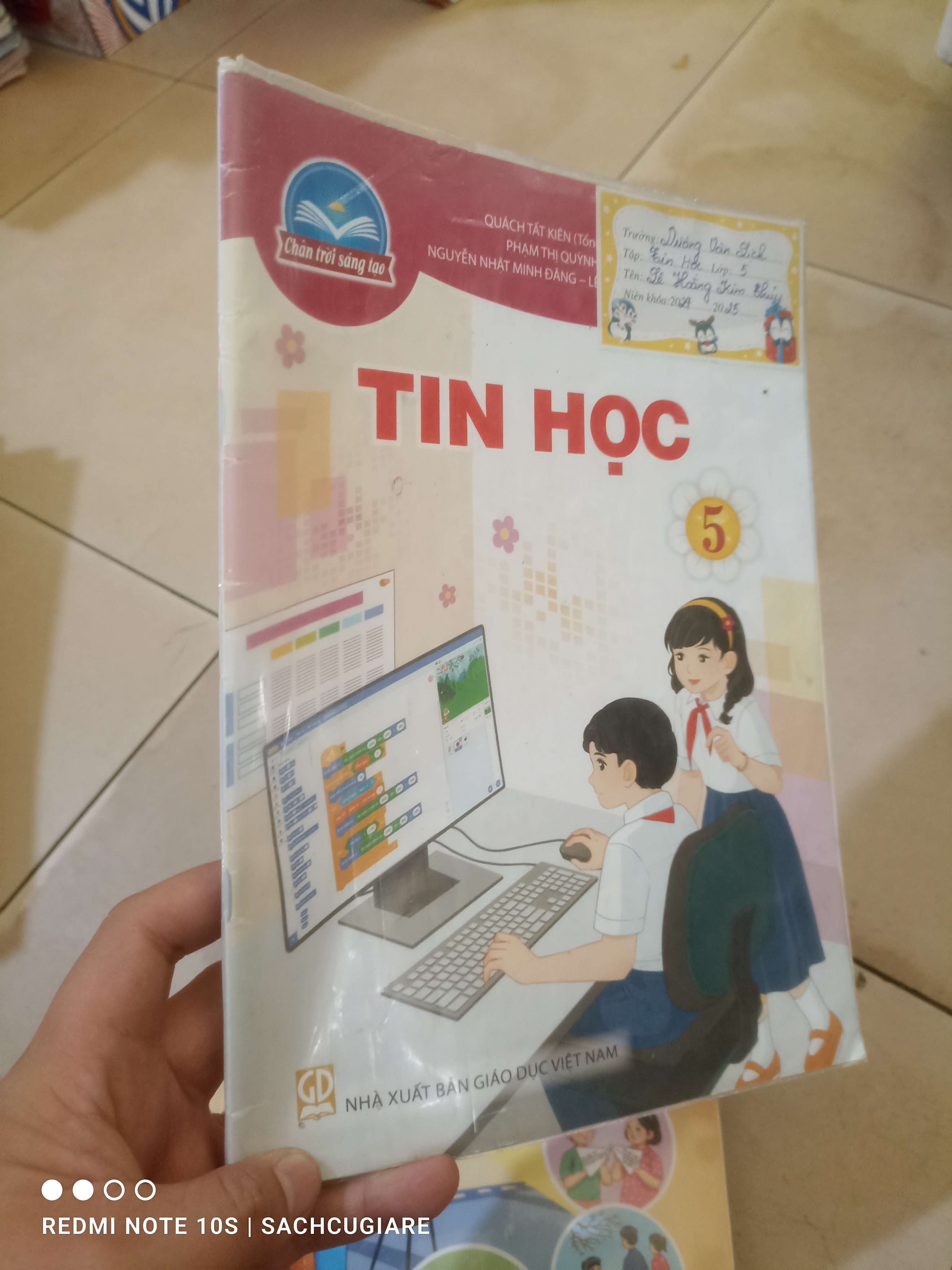 Tin học lớp 5 (Chân trời sáng tạo) Giáo khoa HCM2702