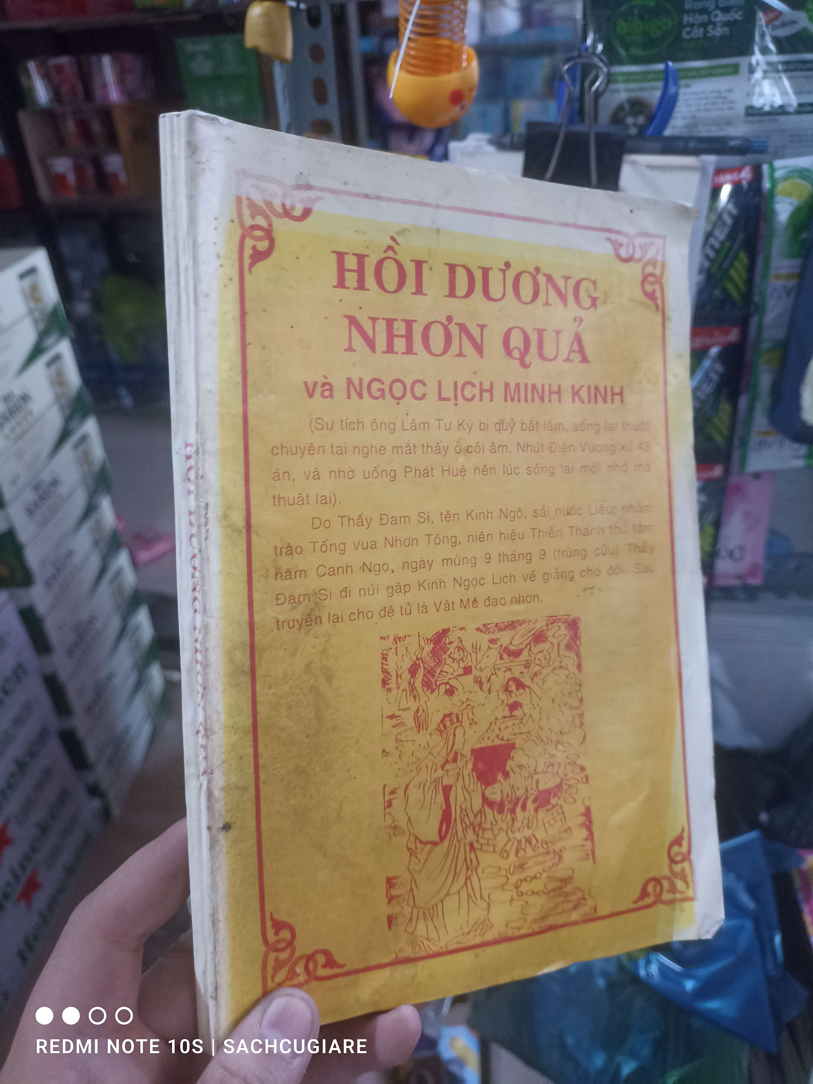 Hồi dương nhơn quả và ngọc lịch minh kinh mới 80% ố Phật giáo HCM2702