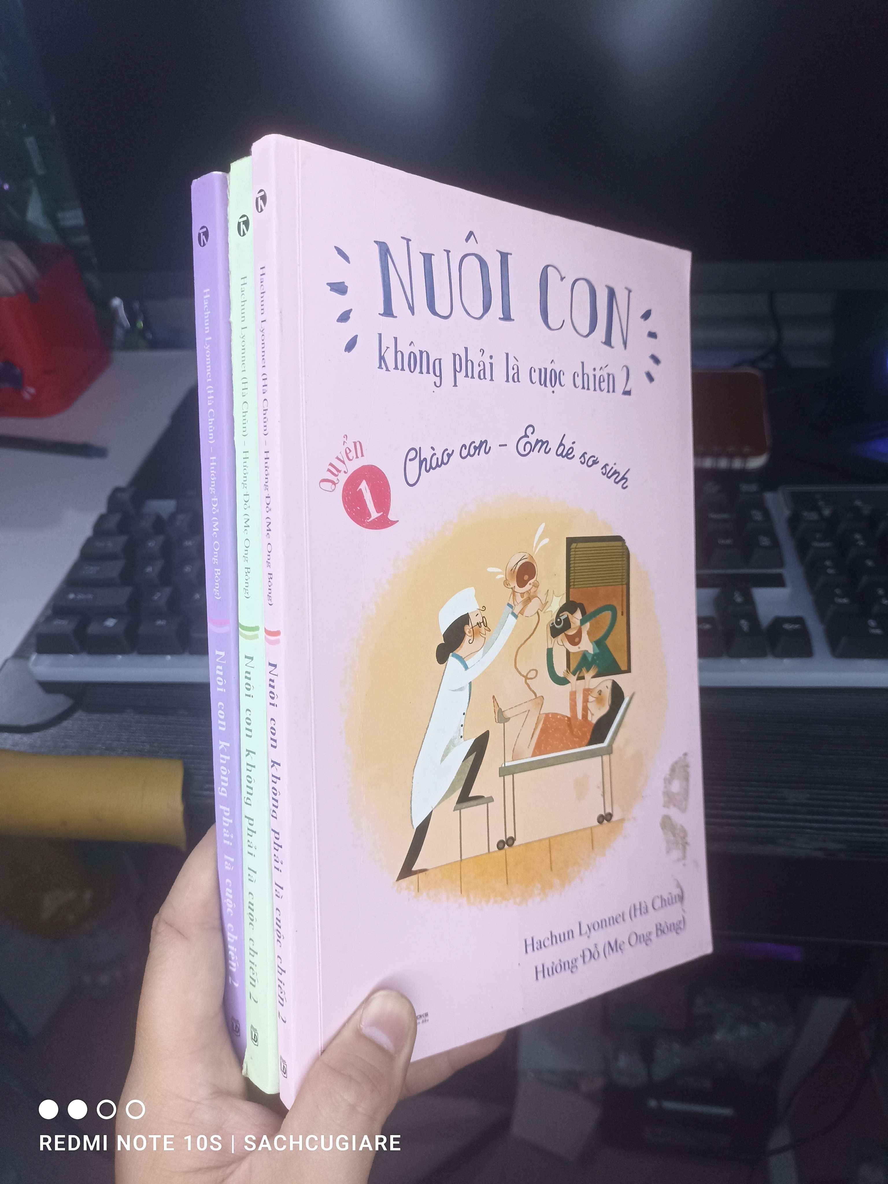 3 cuốn Nuôi con không phải cuộc chiến 2 mới 80% ố bẩn nhẹ Sách làm cha mẹ HCM.TN2802