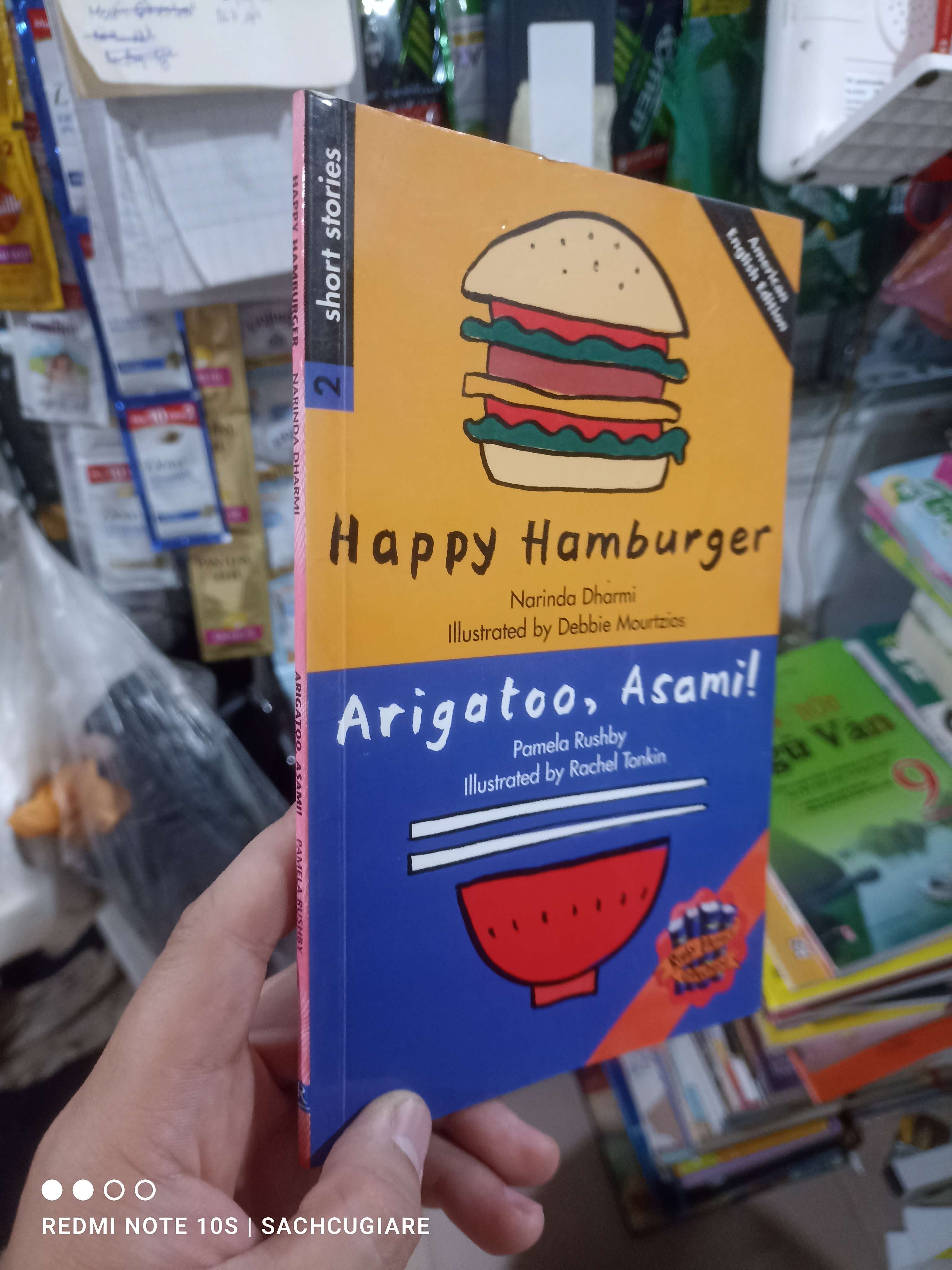 Happy Hamburger Arigatoo, Asami! mới 80% có hightlight Sách tự học tiếng Anh HCM2702 (NSX)
