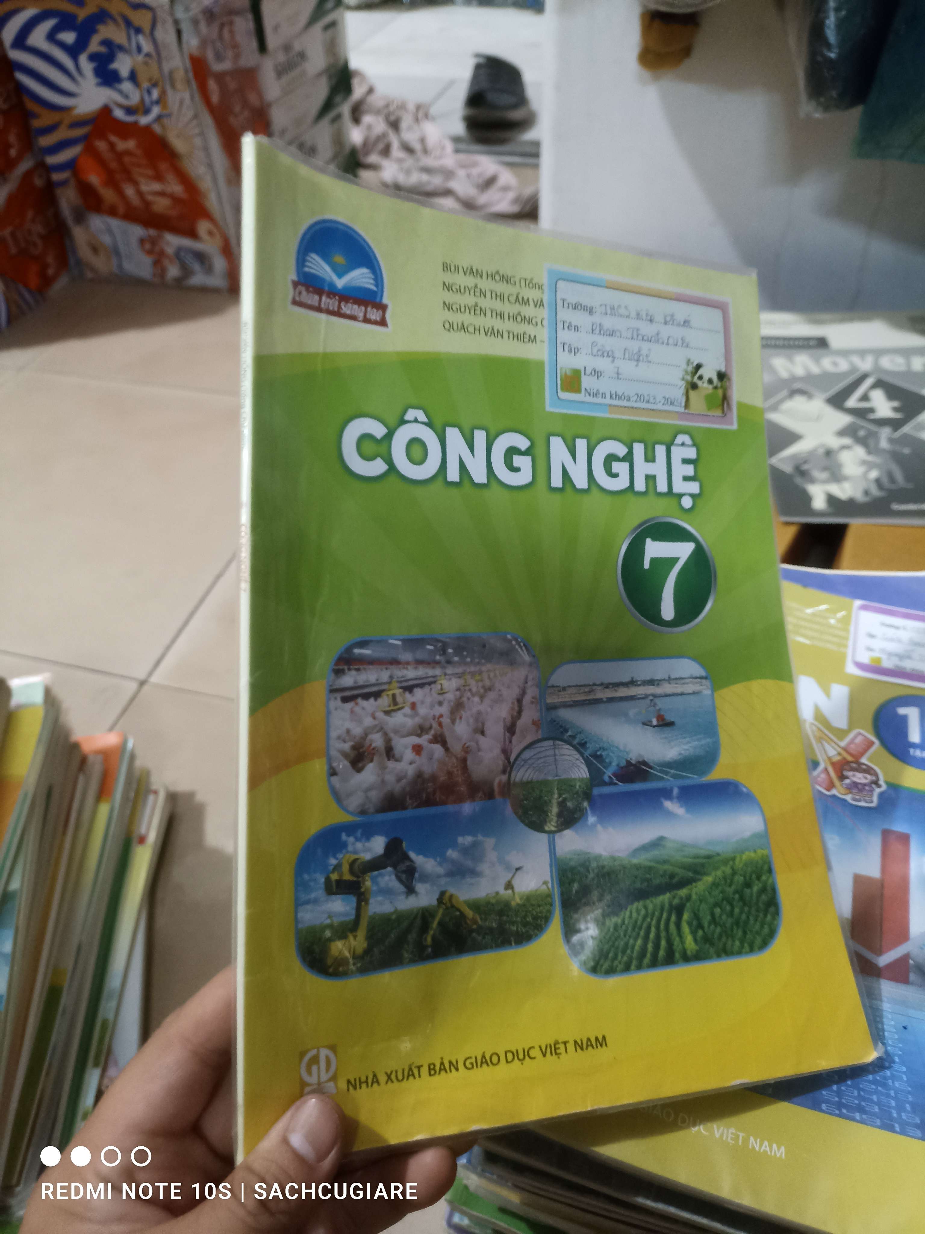Công nghệ lớp 7 (Chân trời sáng tạo) Giáo khoa HCM2702