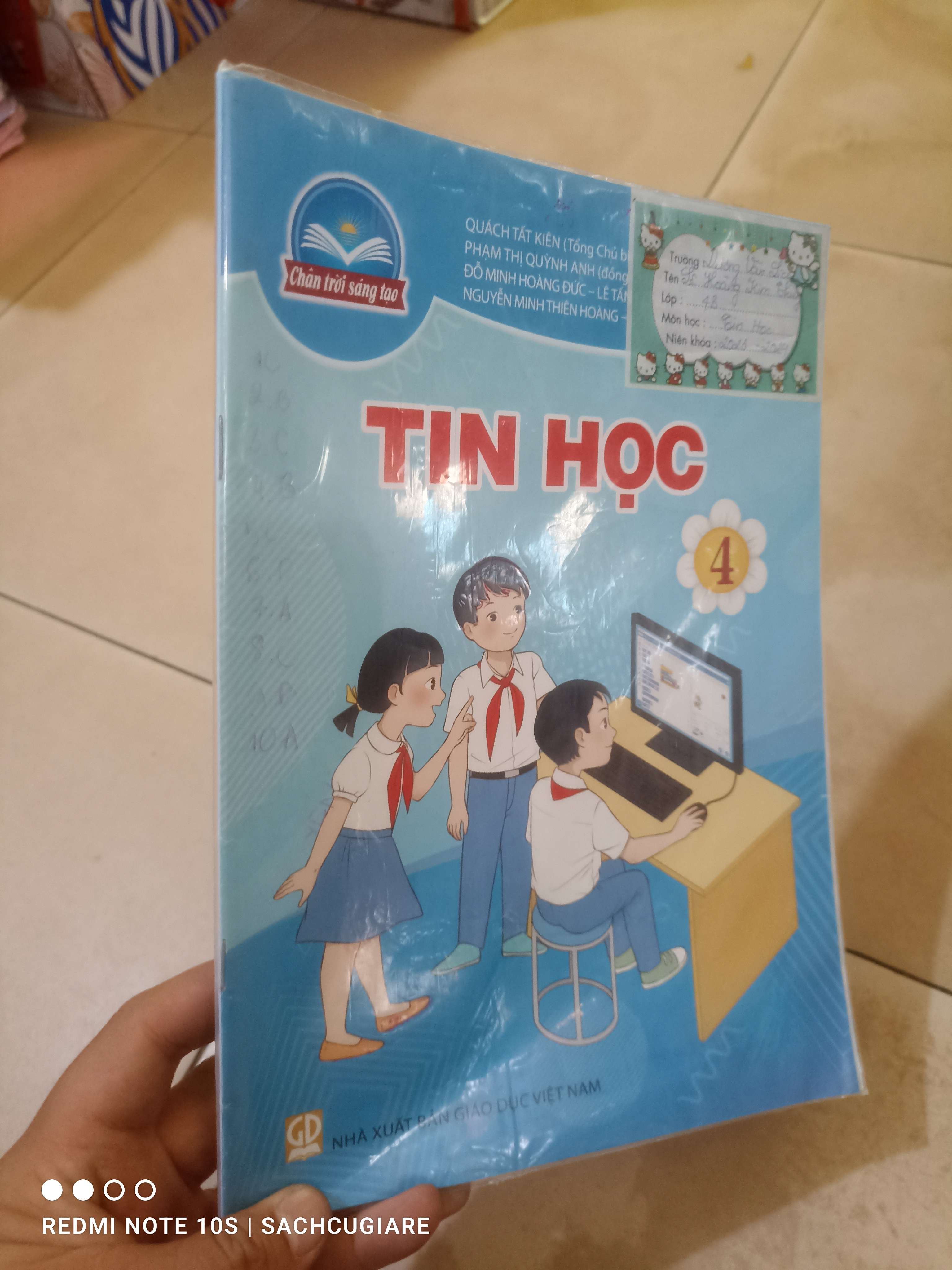 Tin học lớp 4 (Chân trời sáng tạo) Giáo khoa HCM2702