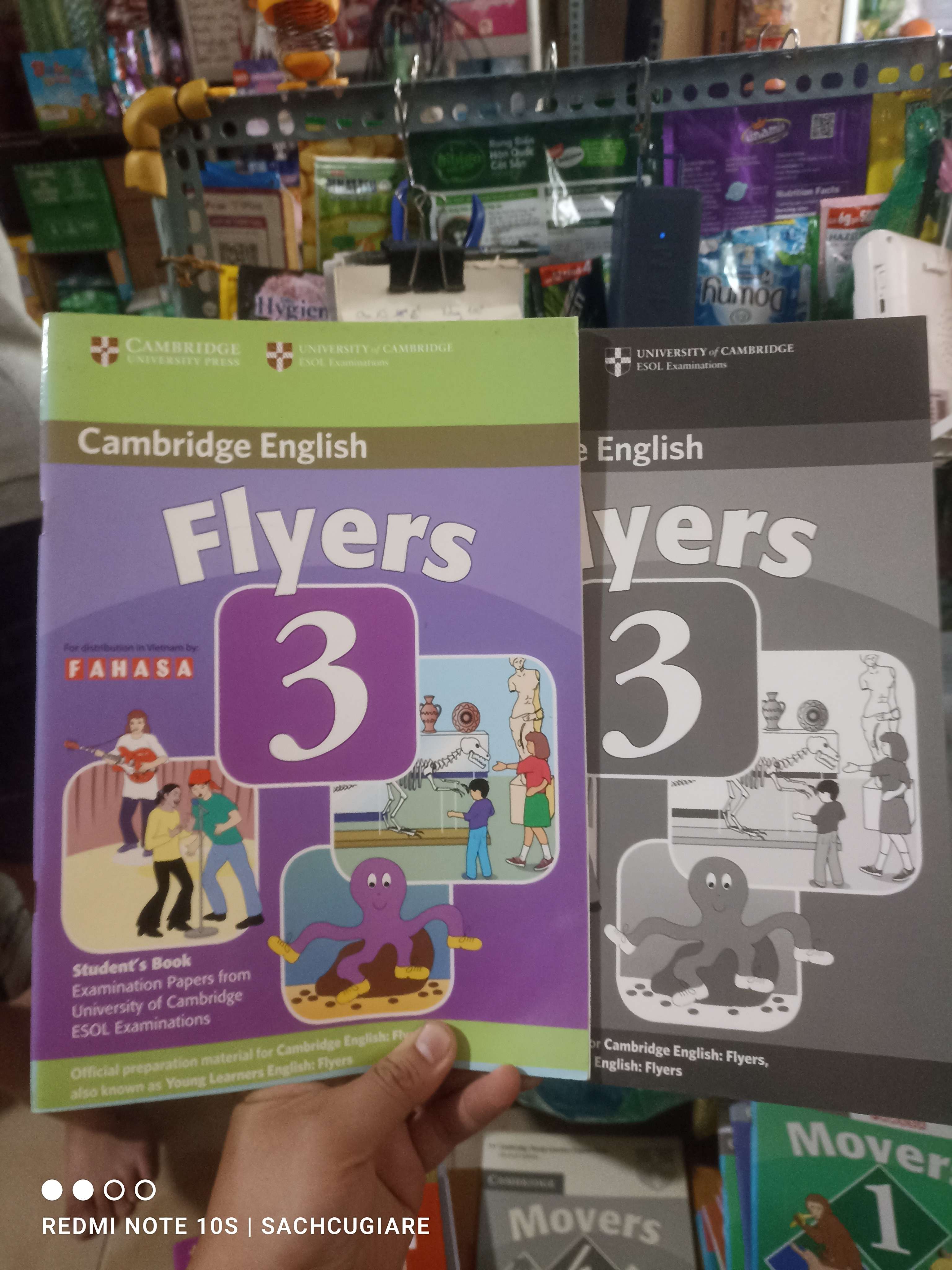 Flyers 3 Student's book + Answer viết chì mới 80% Sách tự học tiếng Anh HCM2702