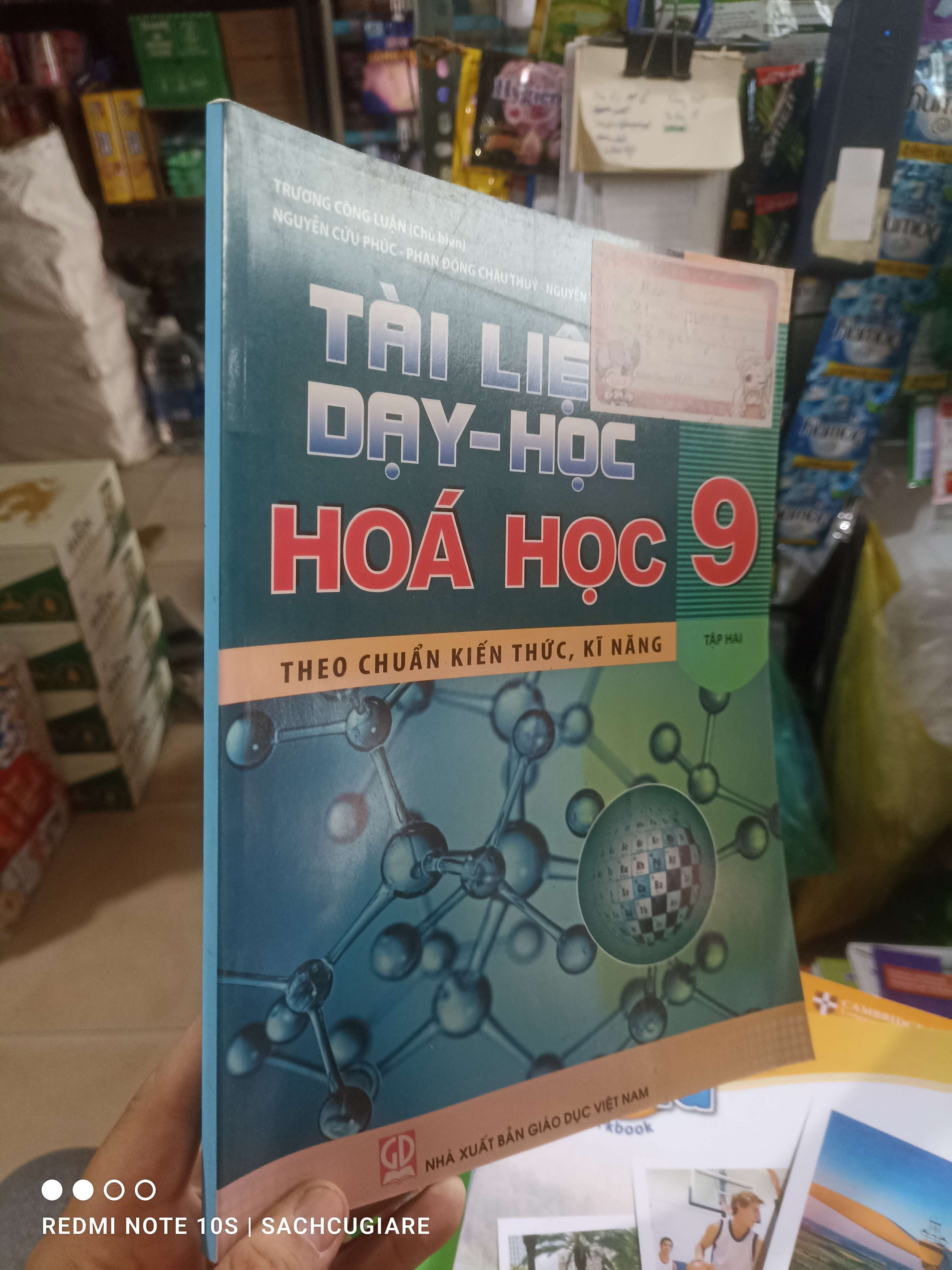Tài liệu dạy học Hoá học 9 tập hai - Công Luận 2017 mới 90% Giáo khoa HCM2702