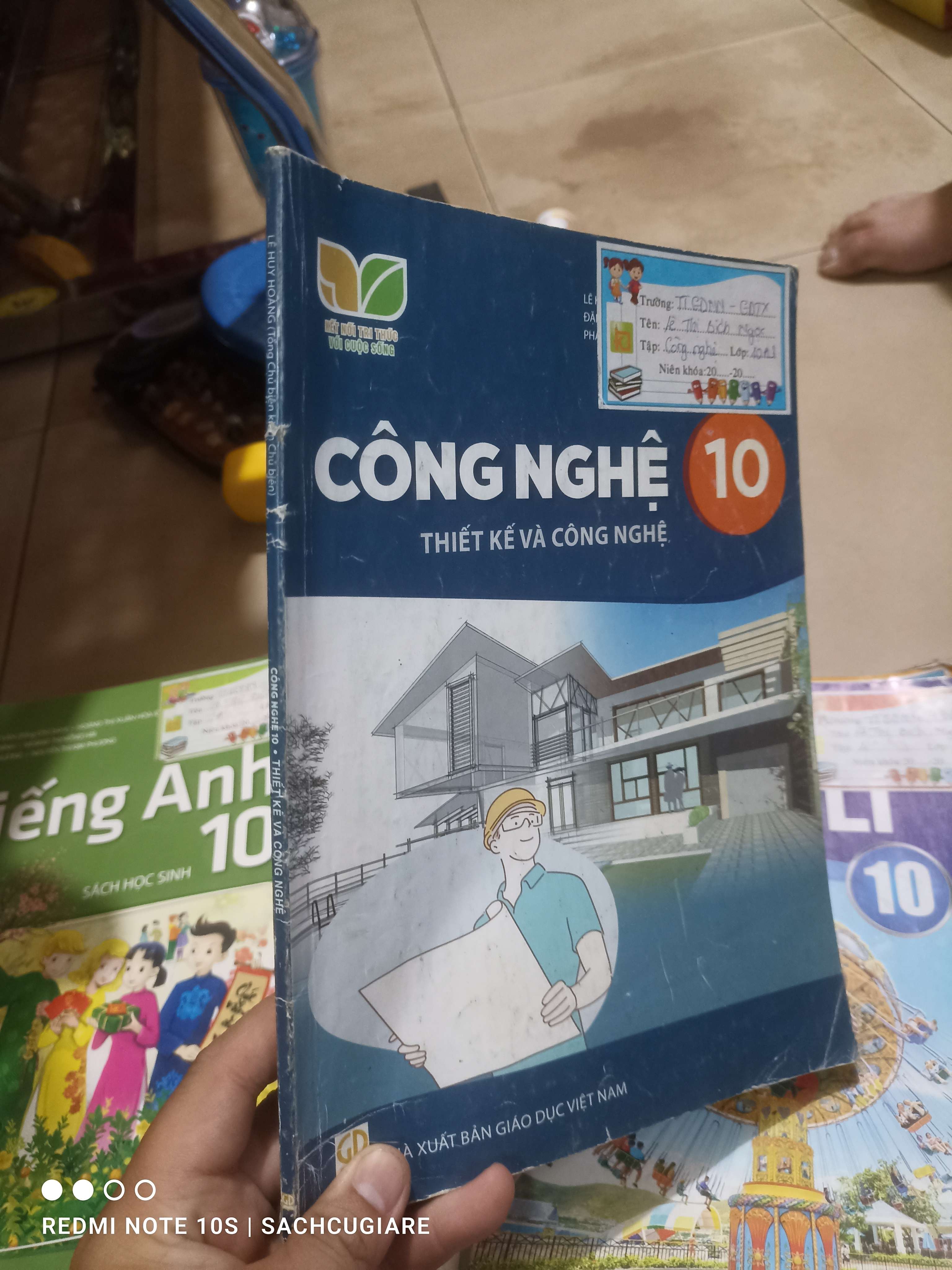 Công nghê thiết kế và công lớp 10 (Kết nối tri thức và cuộc sống) Giáo khoa HCM2702