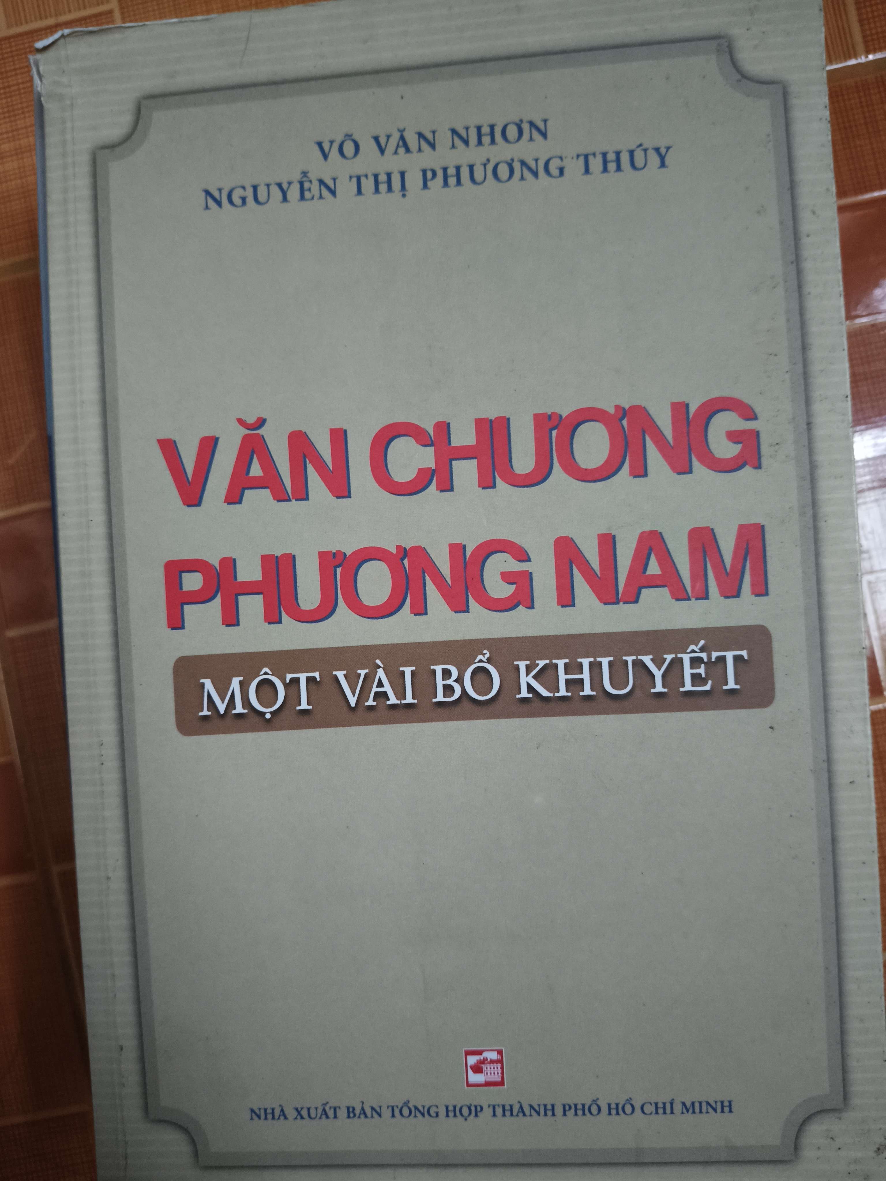 Văn Chương Phương Nam một vài bổ khuyết - 206 - 350 trang Văn học Việt Nam ANTQ2702
