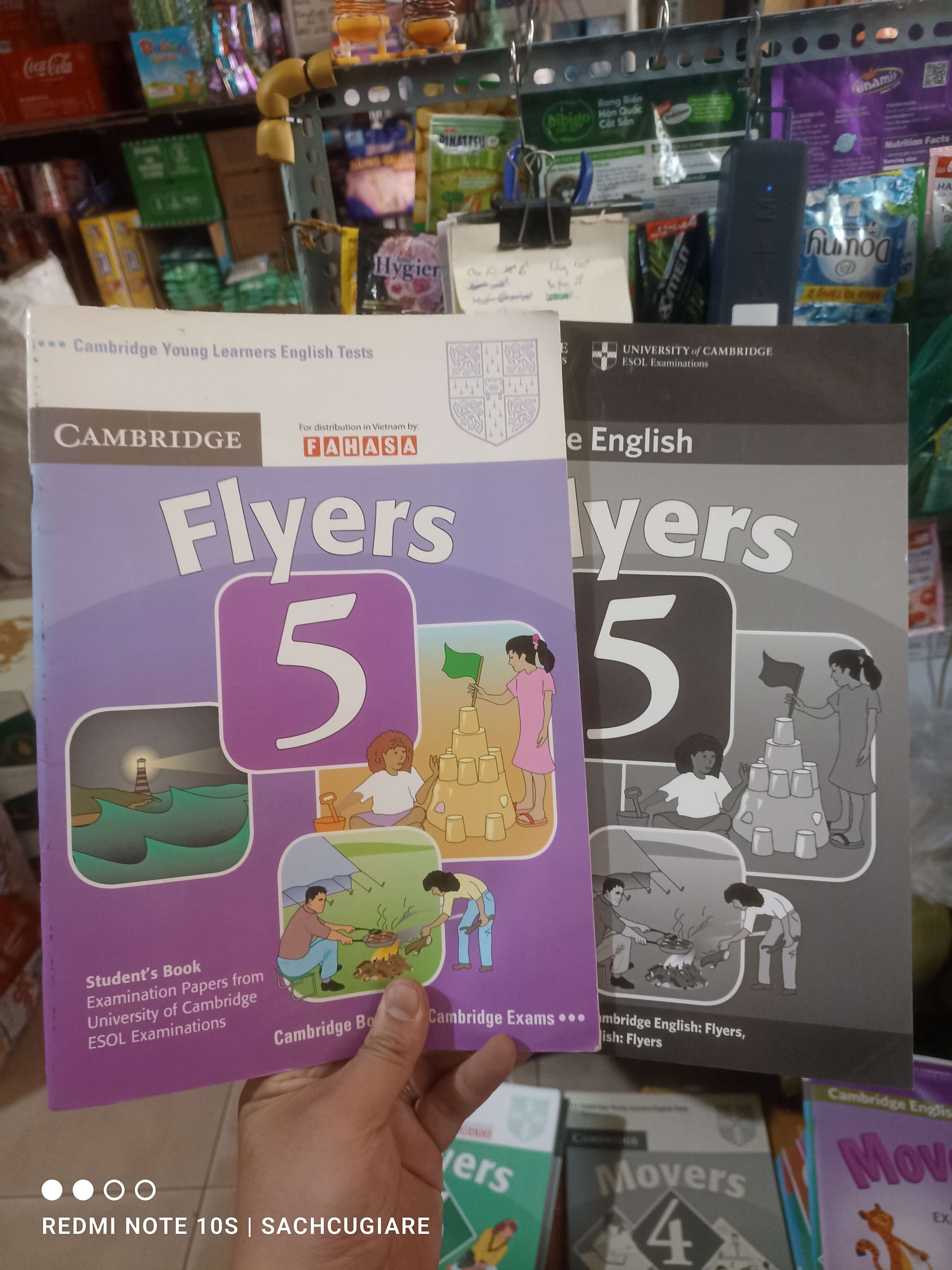 Flyers 5 Student's book + Answer viết chì mới 80% Sách tự học tiếng Anh HCM2702