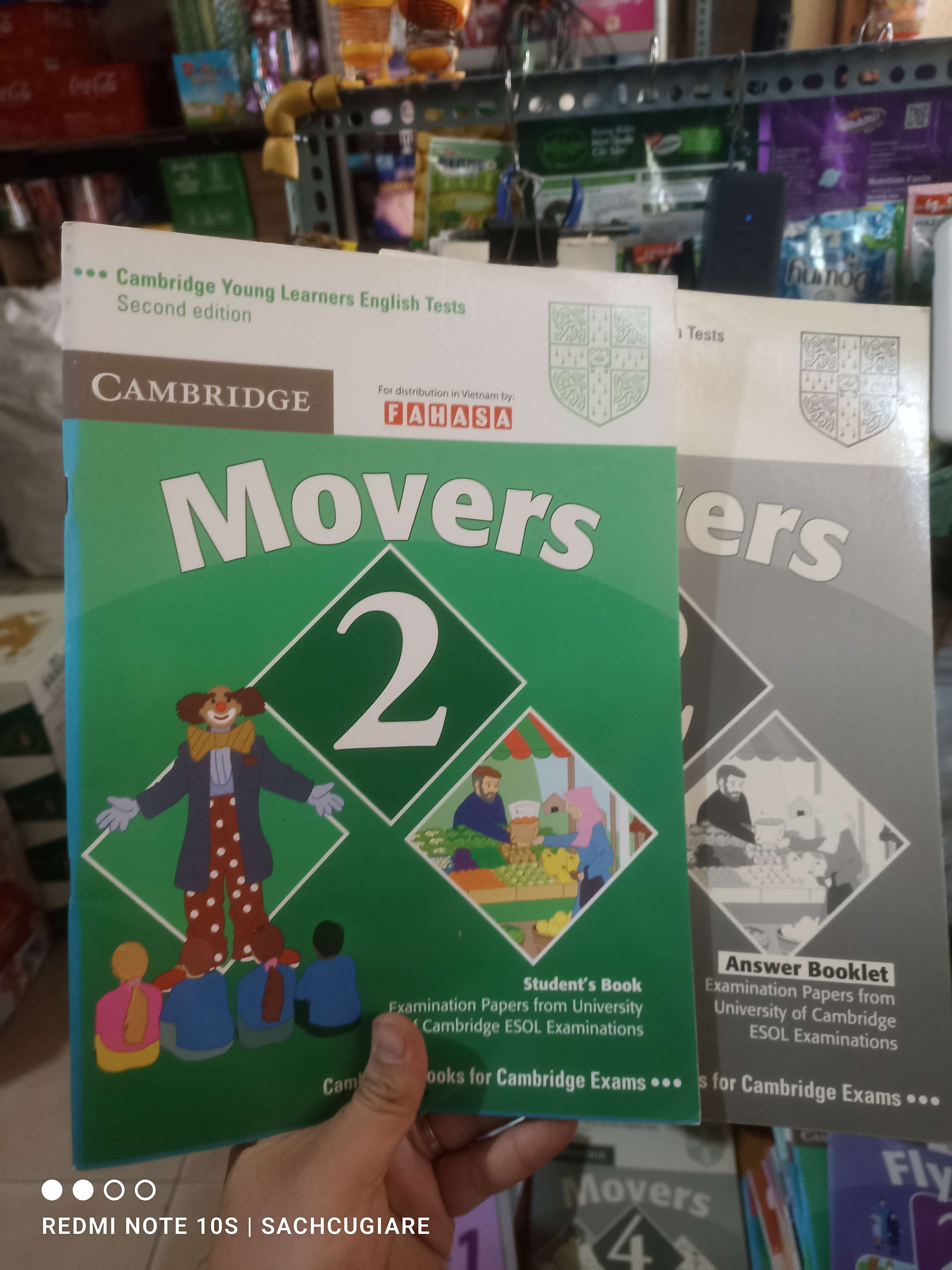 Movers 2 Student's book + Answer Viết chì mới 80% Sách tự học tiếng Anh HCM2702
