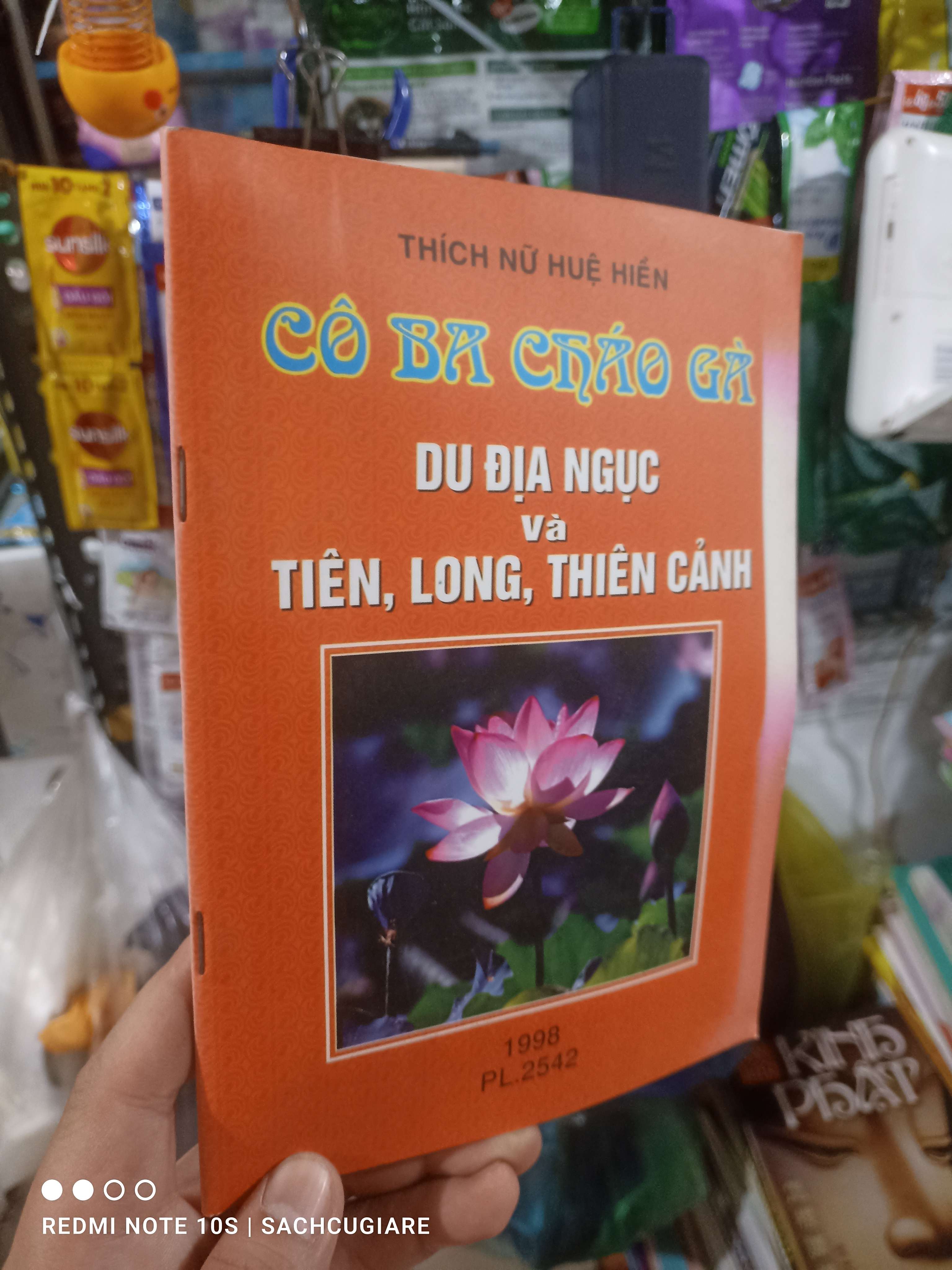 Du địa ngục và tiên long thiên cảnh - Huệ Hiền 1998 mới 80% bạc màu Sách tôn giáo - tâm linh HCM2702 (NSX)