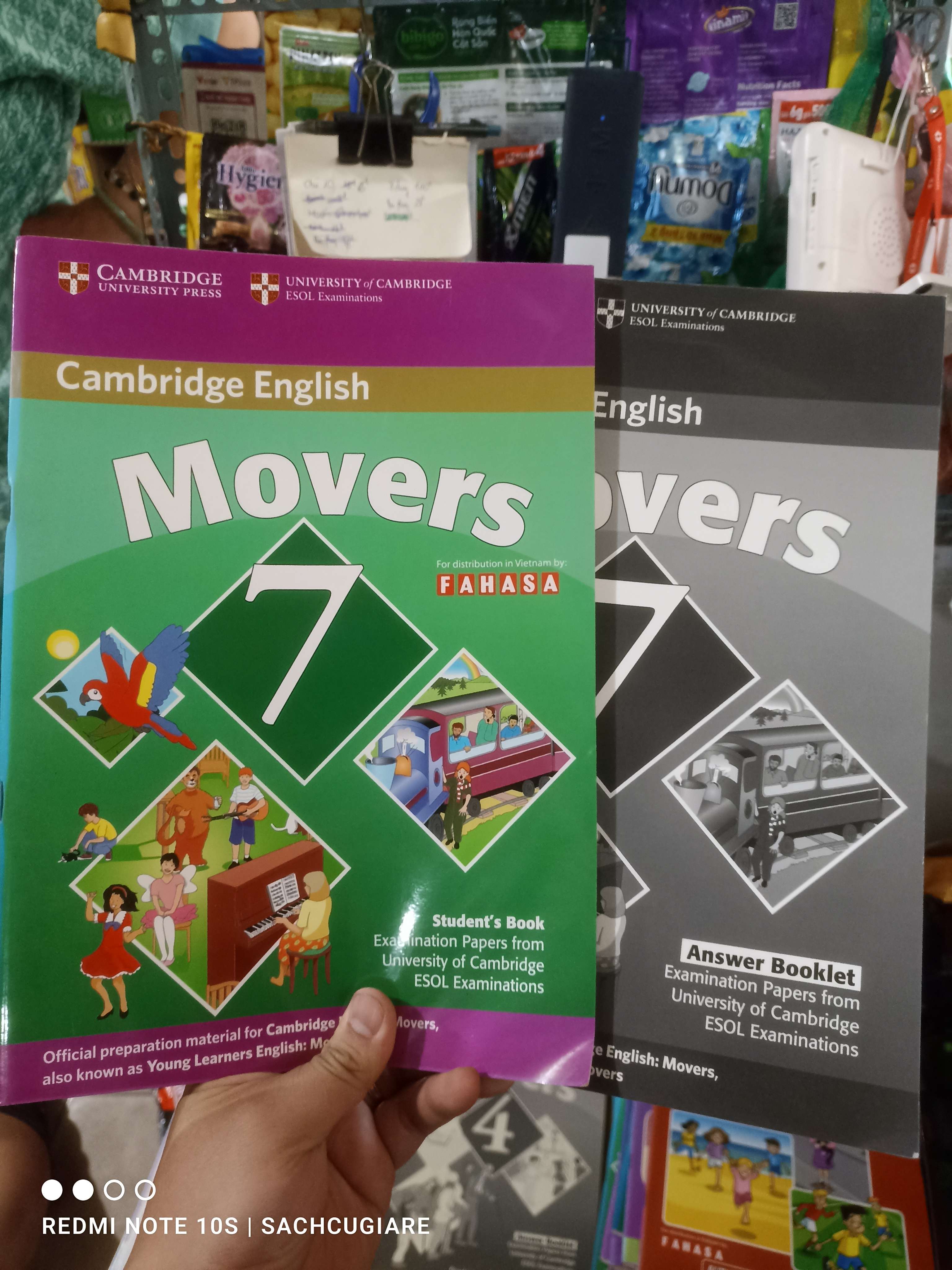 Movers 7 Student's book + Answer Mới 90% chưa viết Sách tự học tiếng Anh HCM2702