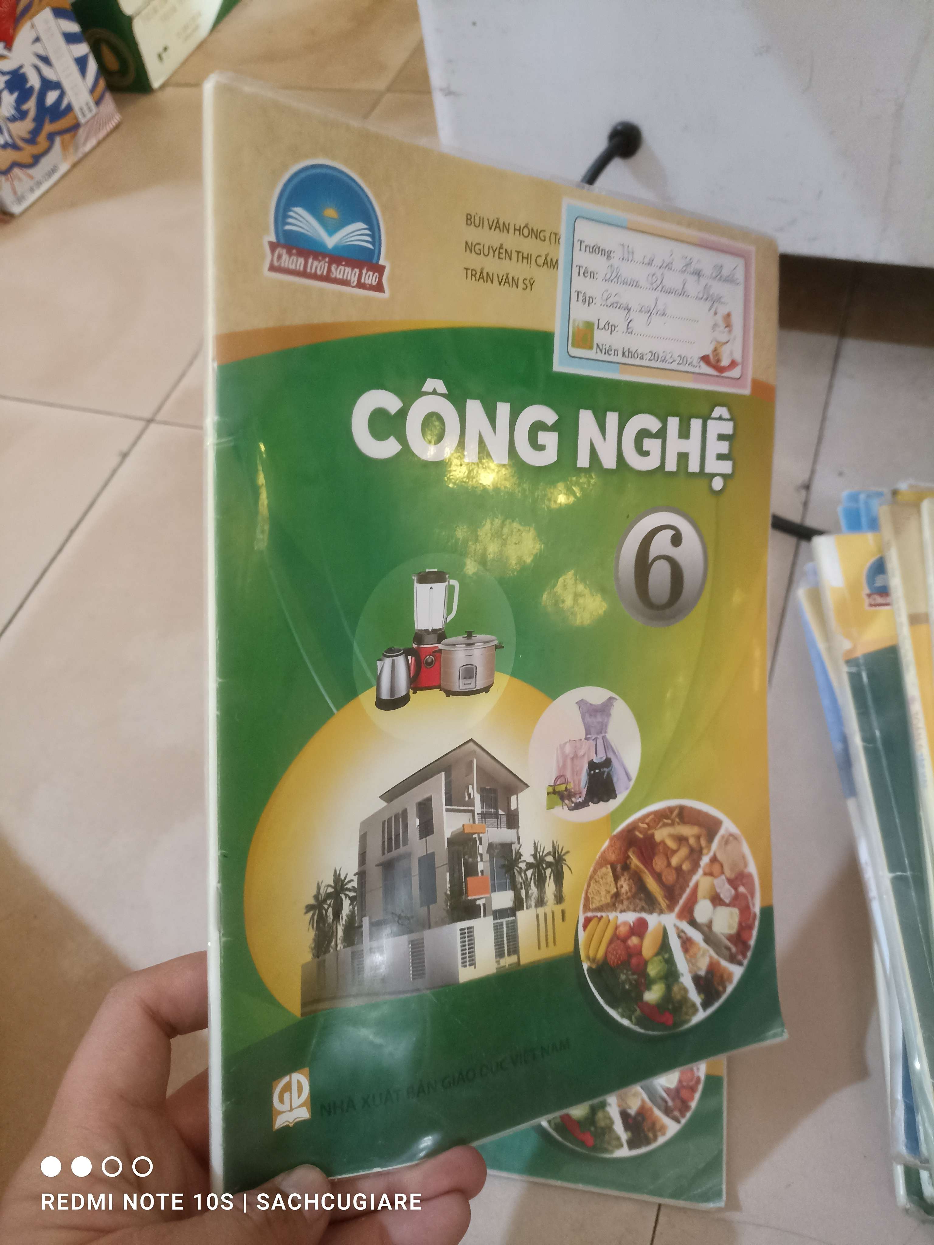 Công nghệ lớp 6 (Chân trời sáng tạo) Giáo khoa HCM2702