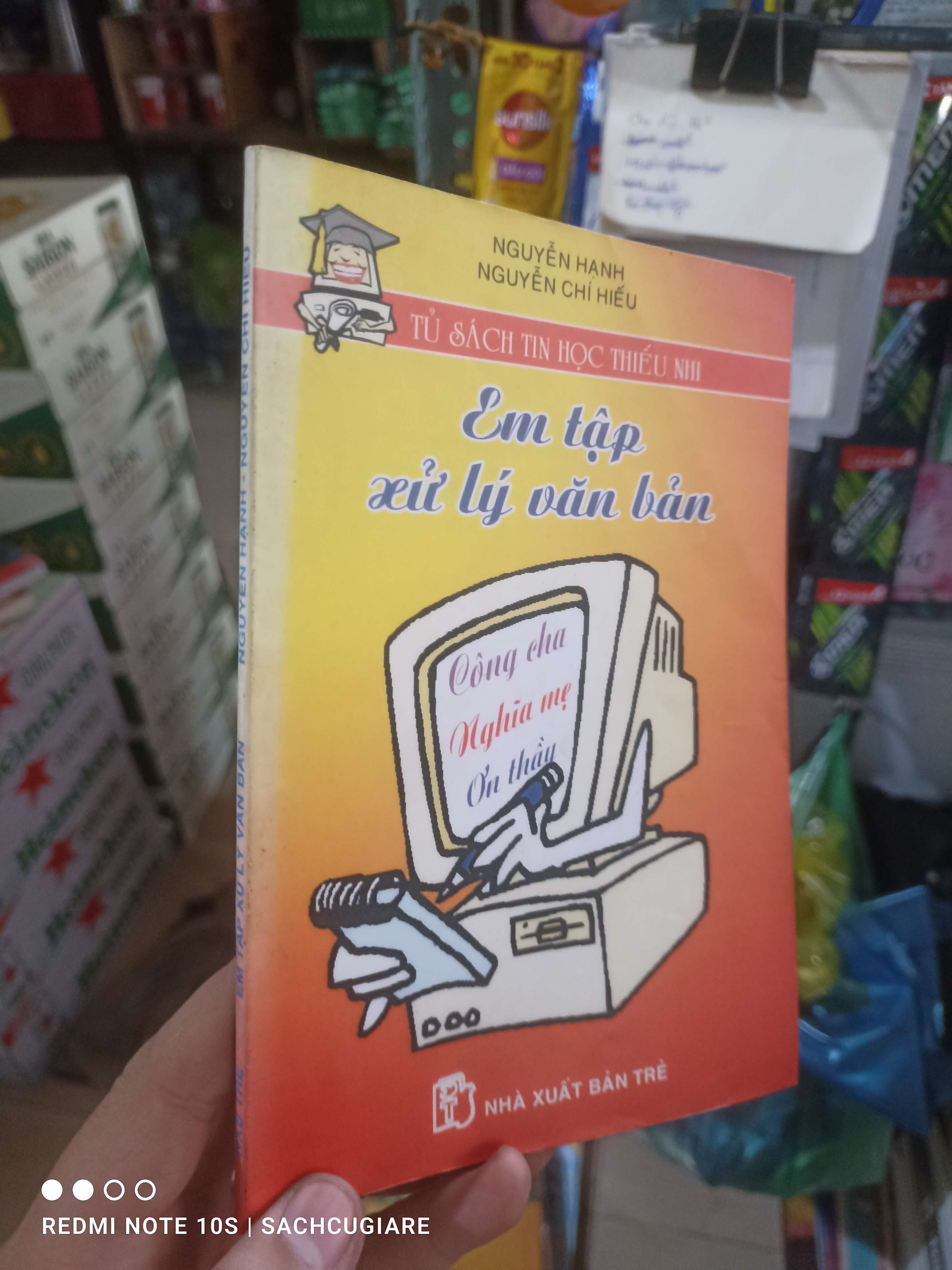 Em tập xử lý văn bản - Nguyễn Hạnh 2002 mới 80% Sách kỹ năng HCM2702 (NSX)