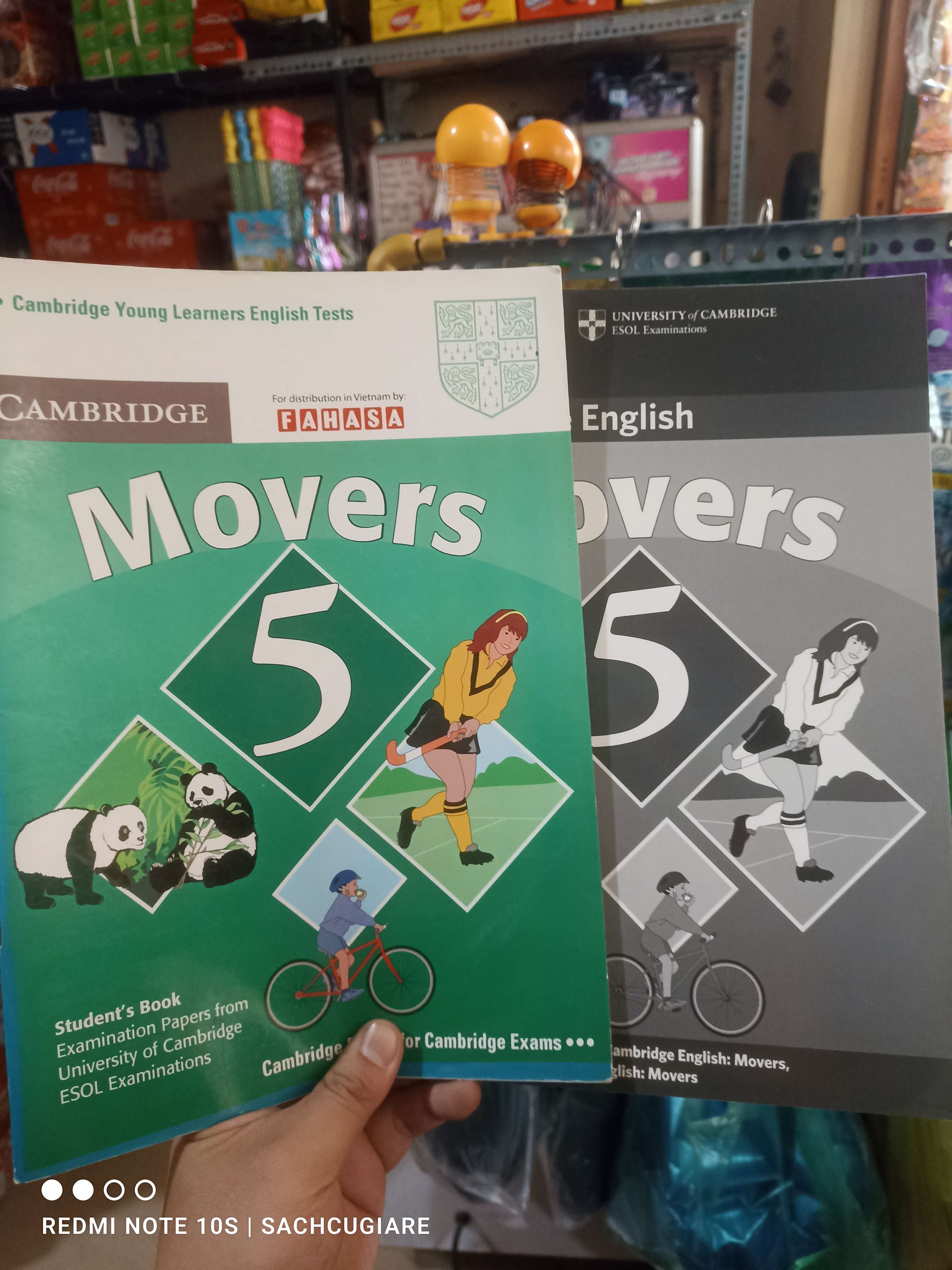 Movers 5 Student's book + Answer viết chì mới 80% Sách tự học tiếng Anh HCM2702